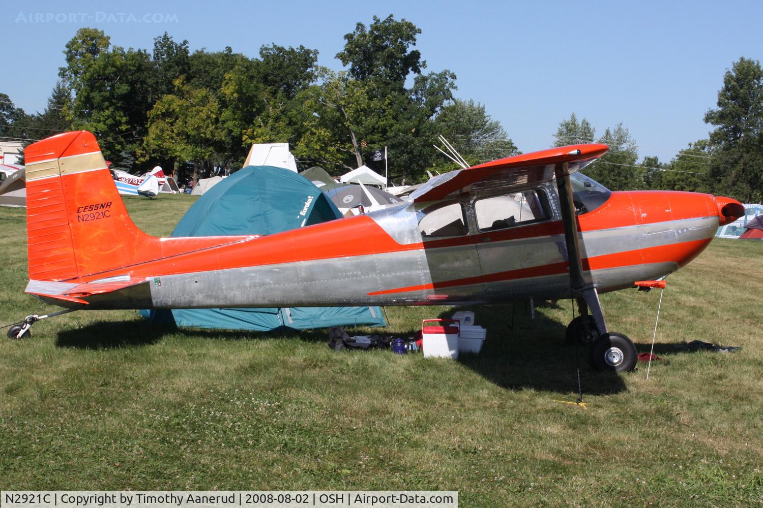 N2921C, Cessna 180 C/N 30821, EAA AirVenture 2008