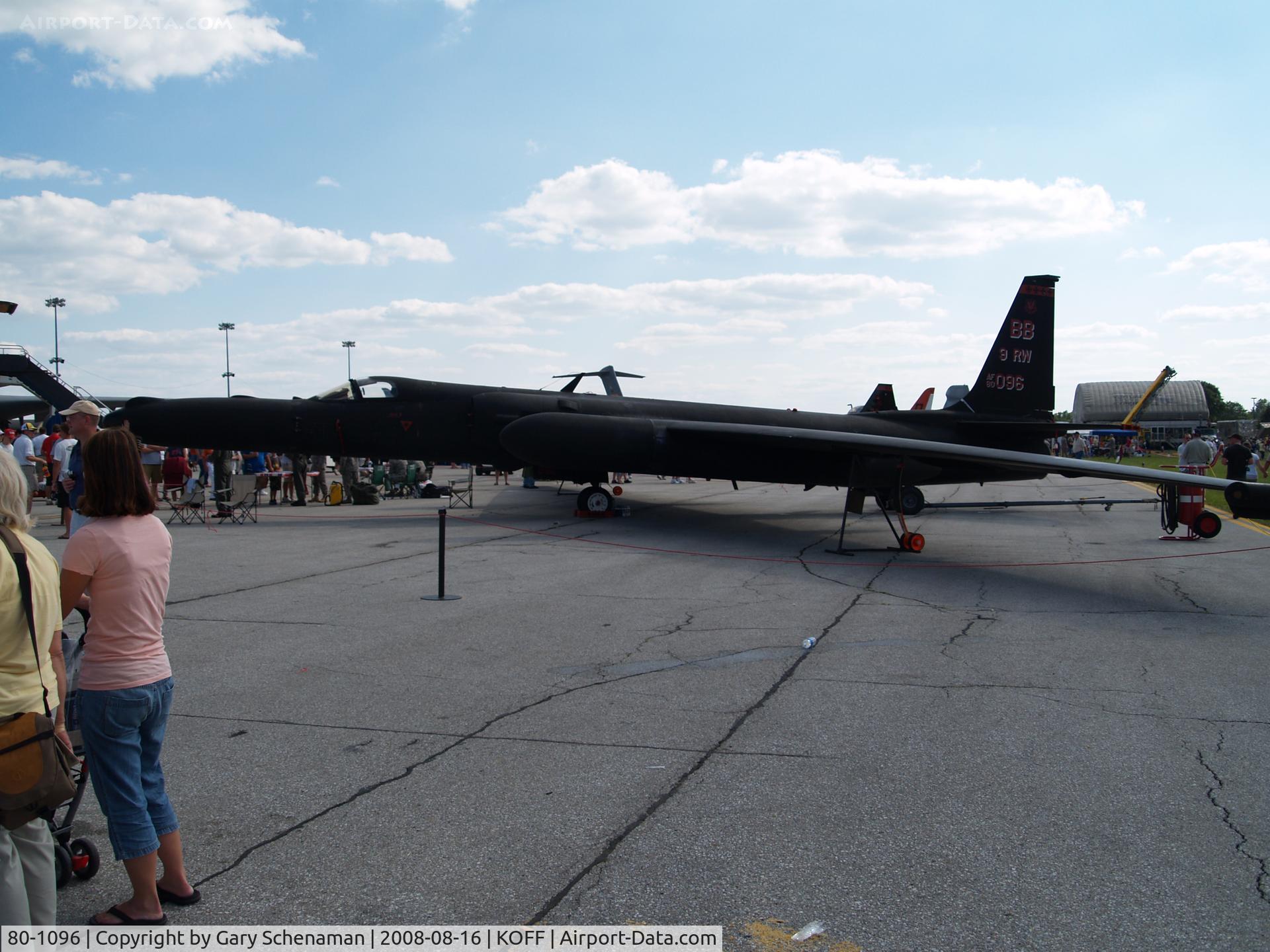 80-1096, 1980 Lockheed U-2S Dragon Lady C/N 096, U2 SPY PLANE AT OFFUT 2008
