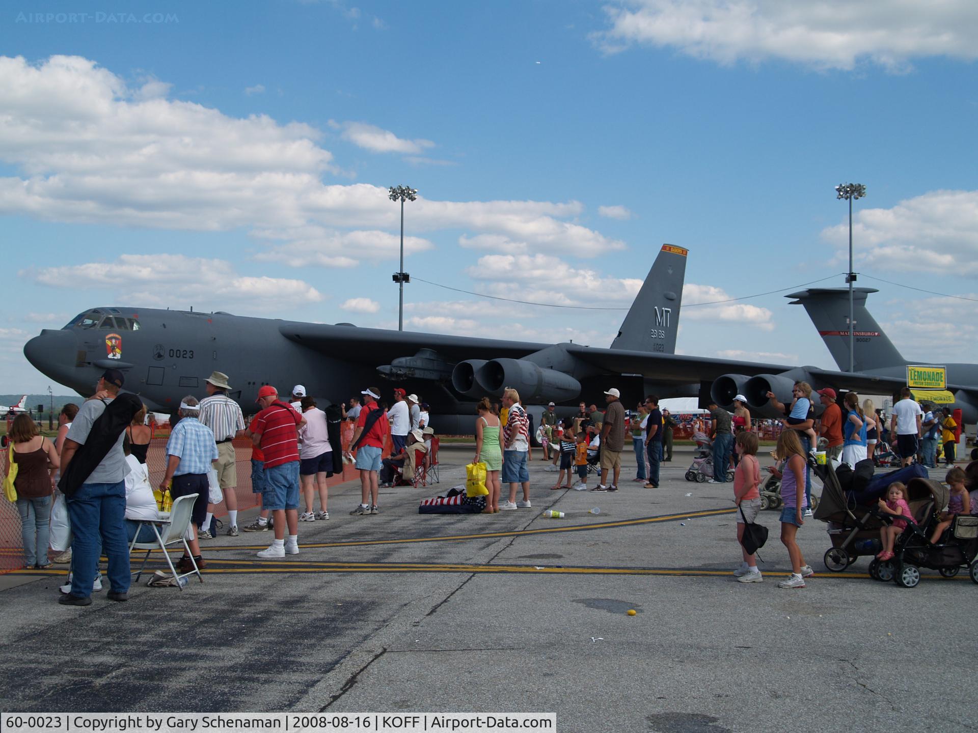 60-0023, 1960 Boeing B-52H Stratofortress C/N 464388, B-52 AT OFFUTT AIRSHOW 2008