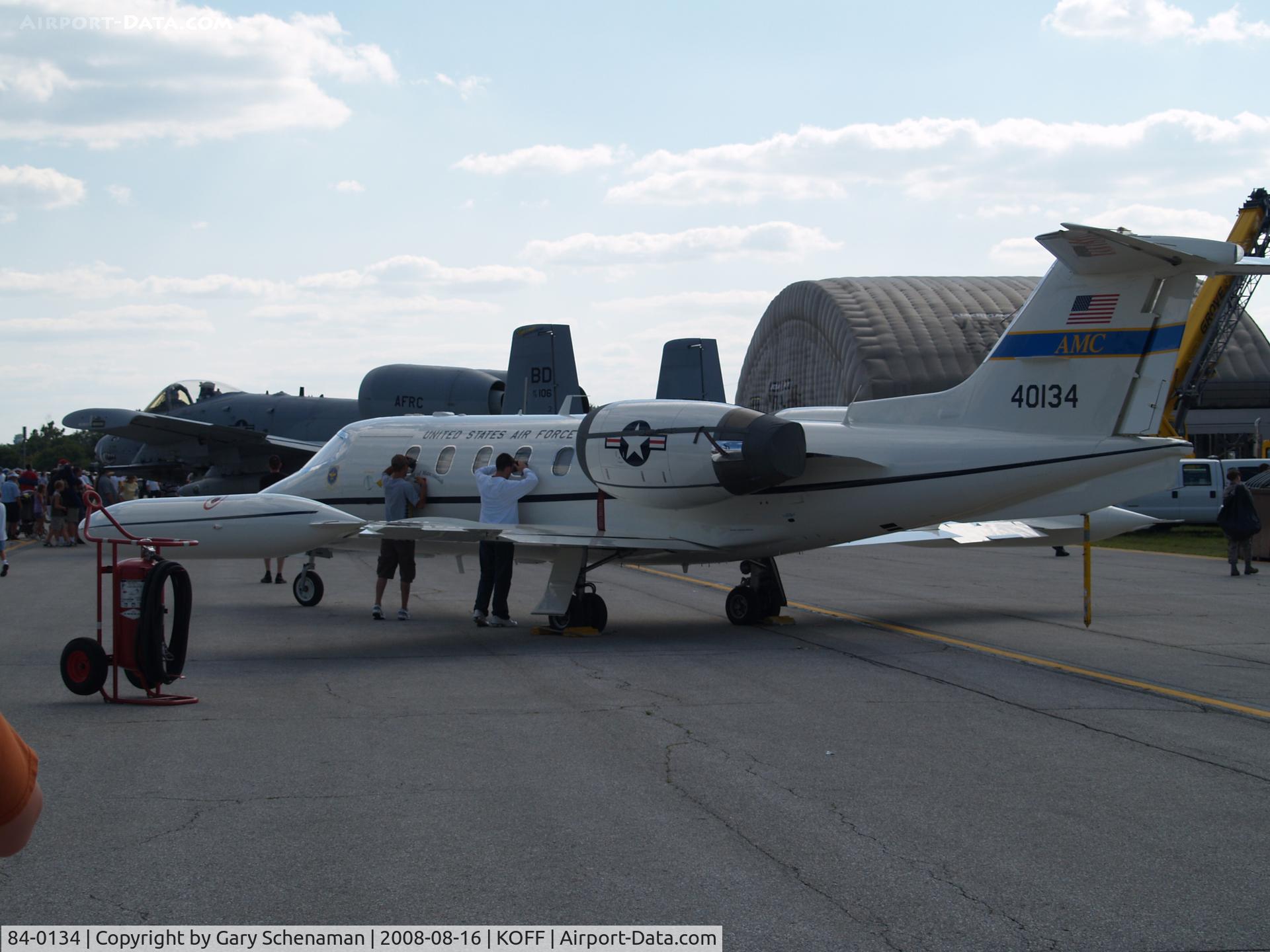 84-0134, 1984 Gates Learjet C-21A C/N 35A-580, LEAR AT OFFUTT AFB 2008
