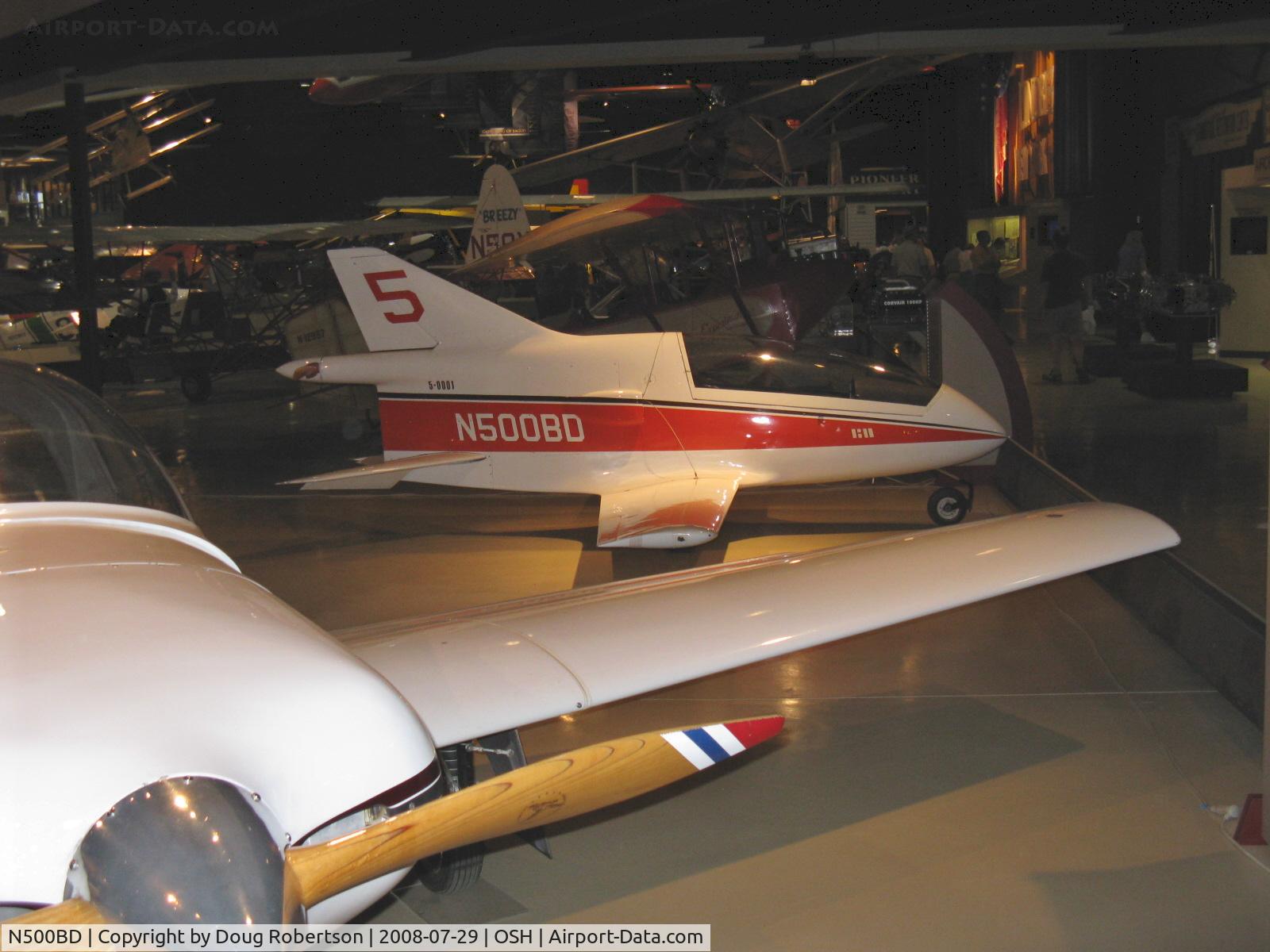 N500BD, 1971 Bede BD-5 C/N 1 (N500BD), 1971 Bede BD-5, Kiekhafer Mk.55, the first BD-5
