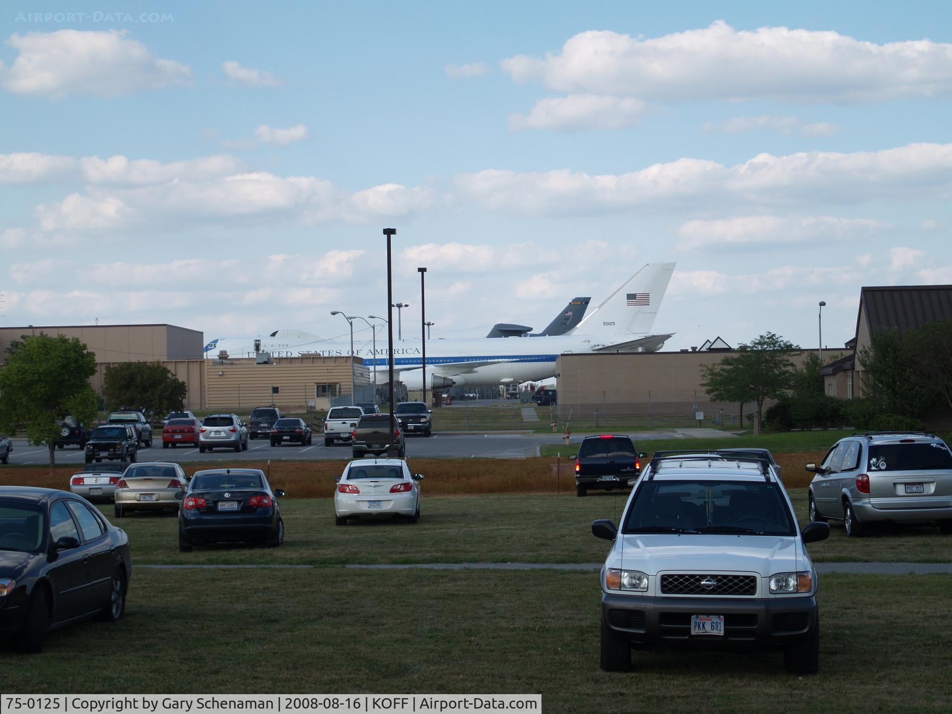 75-0125, 1975 Boeing E-4B C/N 20949, 747 AT OFFUTT AFB 2008