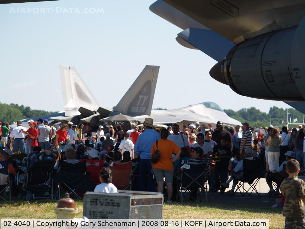 02-4040, 2002 Lockheed Martin F/A-22A Raptor C/N 4040, F-22 RAPTOR