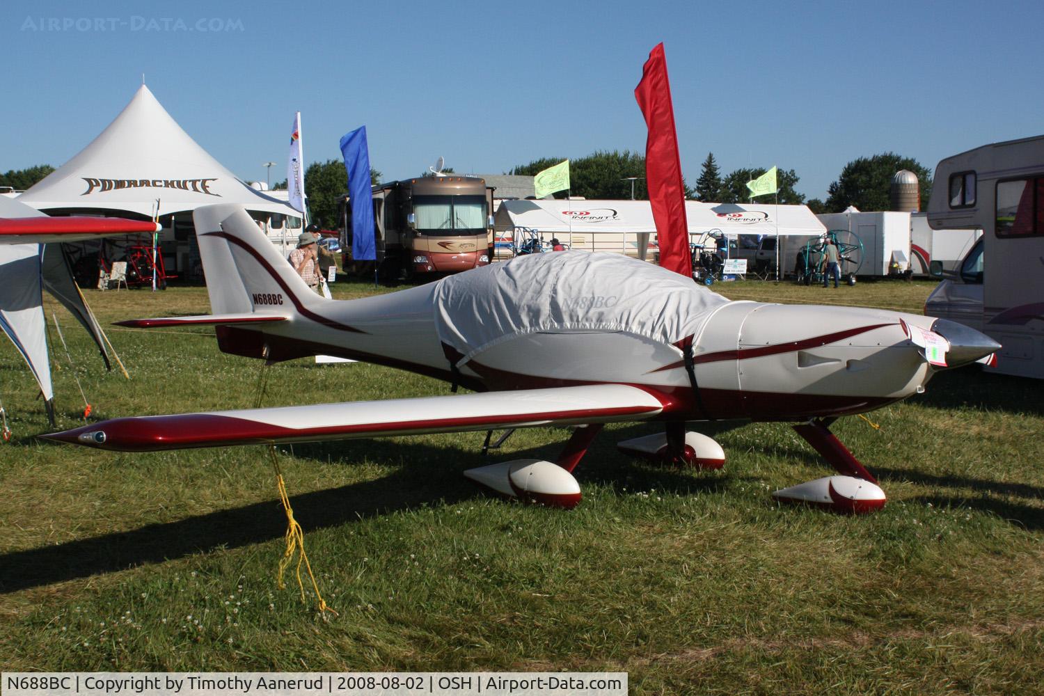 N688BC, Arion Lightning LS-1 C/N 00051, EAA AirVenture 2008