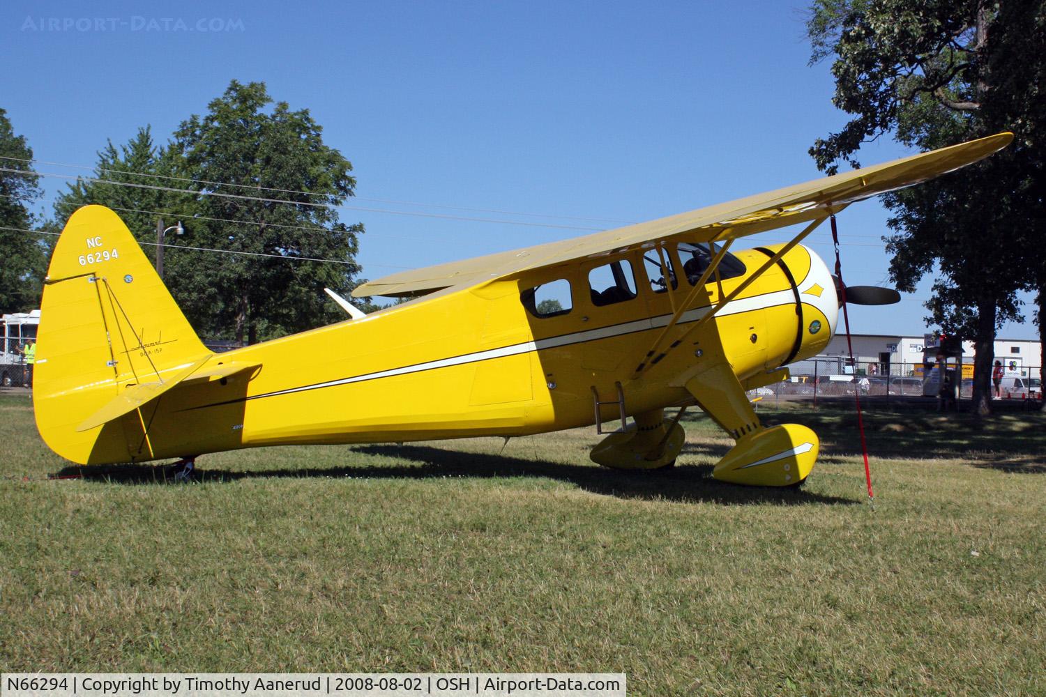 N66294, 1943 Howard Aircraft DGA-15P C/N 892, EAA AirVenture 2008