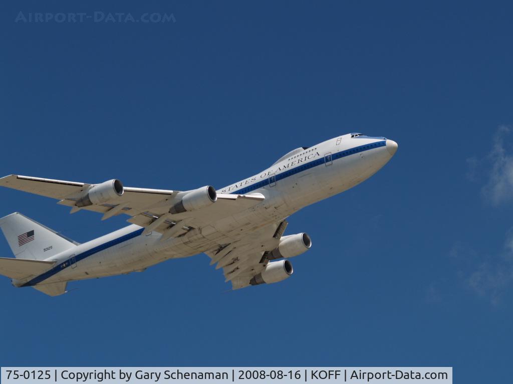 75-0125, 1975 Boeing E-4B C/N 20949, 50125 FLY OVER e 4 B Command Post