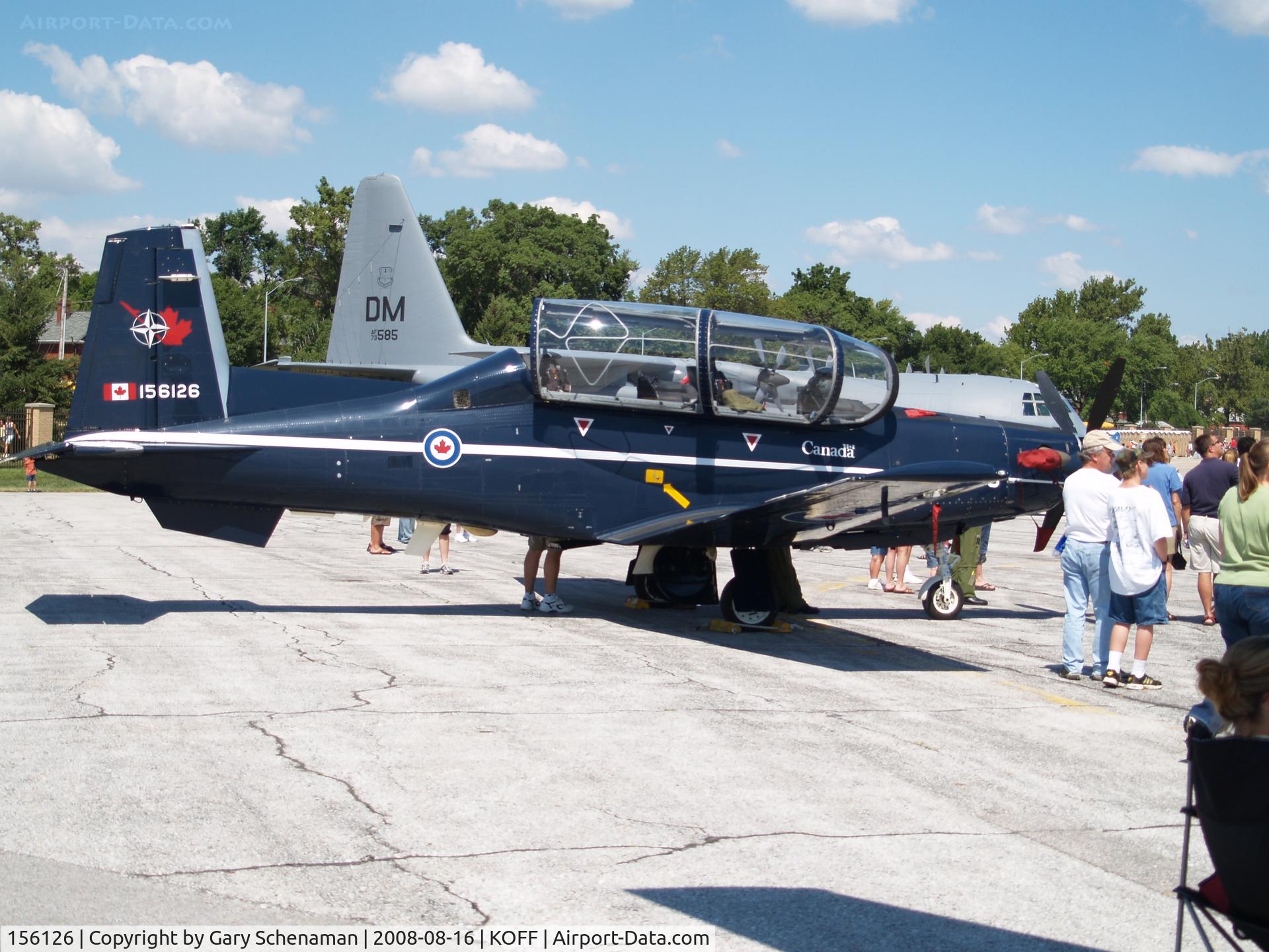 156126, Raytheon CT-156 Harvard II C/N PF-26, CANADA PLANE AT OFFUTT AIRSHOW