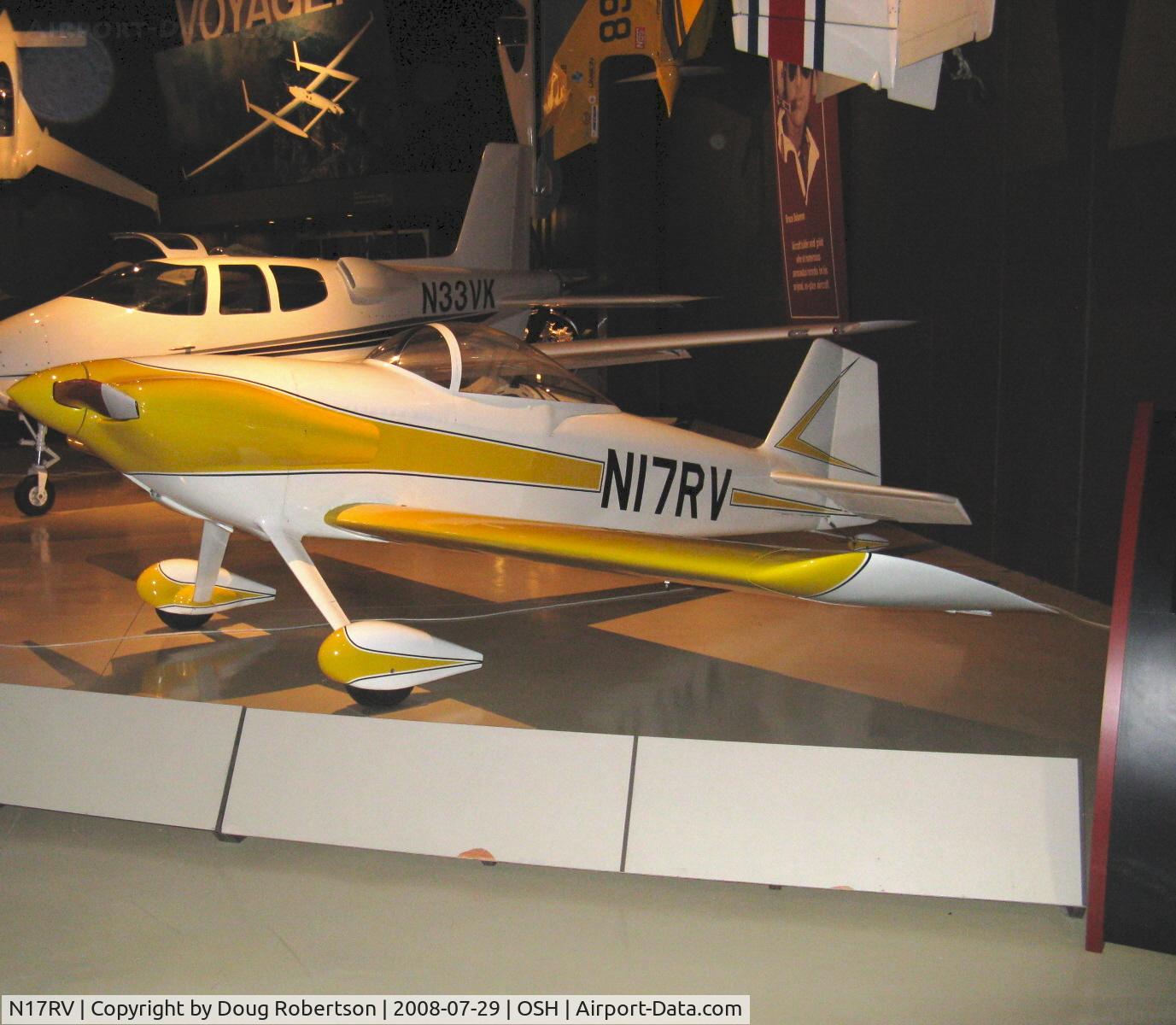 N17RV, 1971 Vans RV-3 C/N 173, 1971 Vangrunsven RV-3, Lycoming O-290 135 Hp