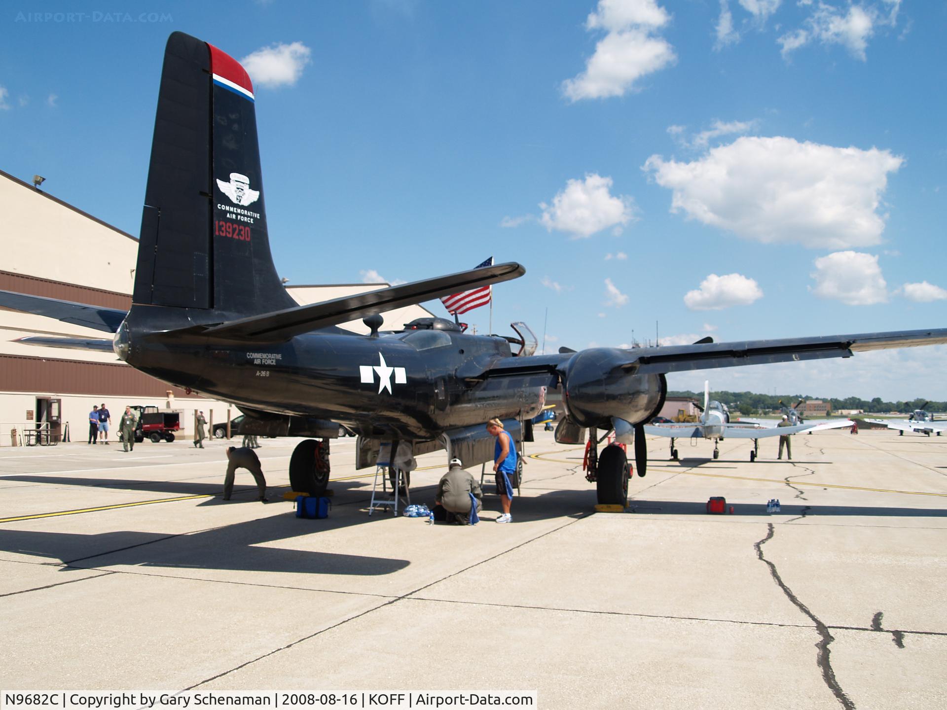 N9682C, 1944 Douglas A-26B Invader Invader C/N 6943, A-26B AT OFFUTT AFB AIRSHOW