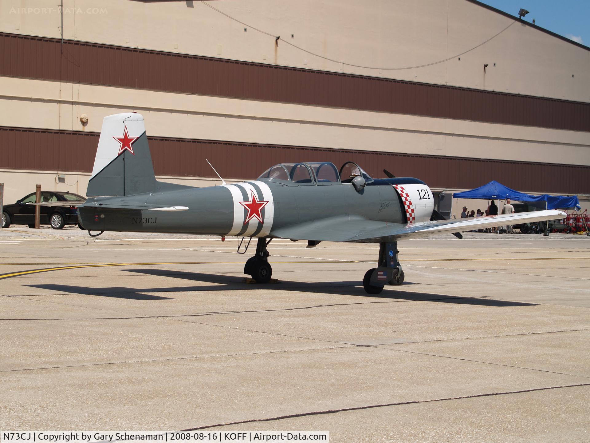N73CJ, 1973 Nanchang CJ-6A C/N 2951231, AT OFFUTT AIRSHOW 2008