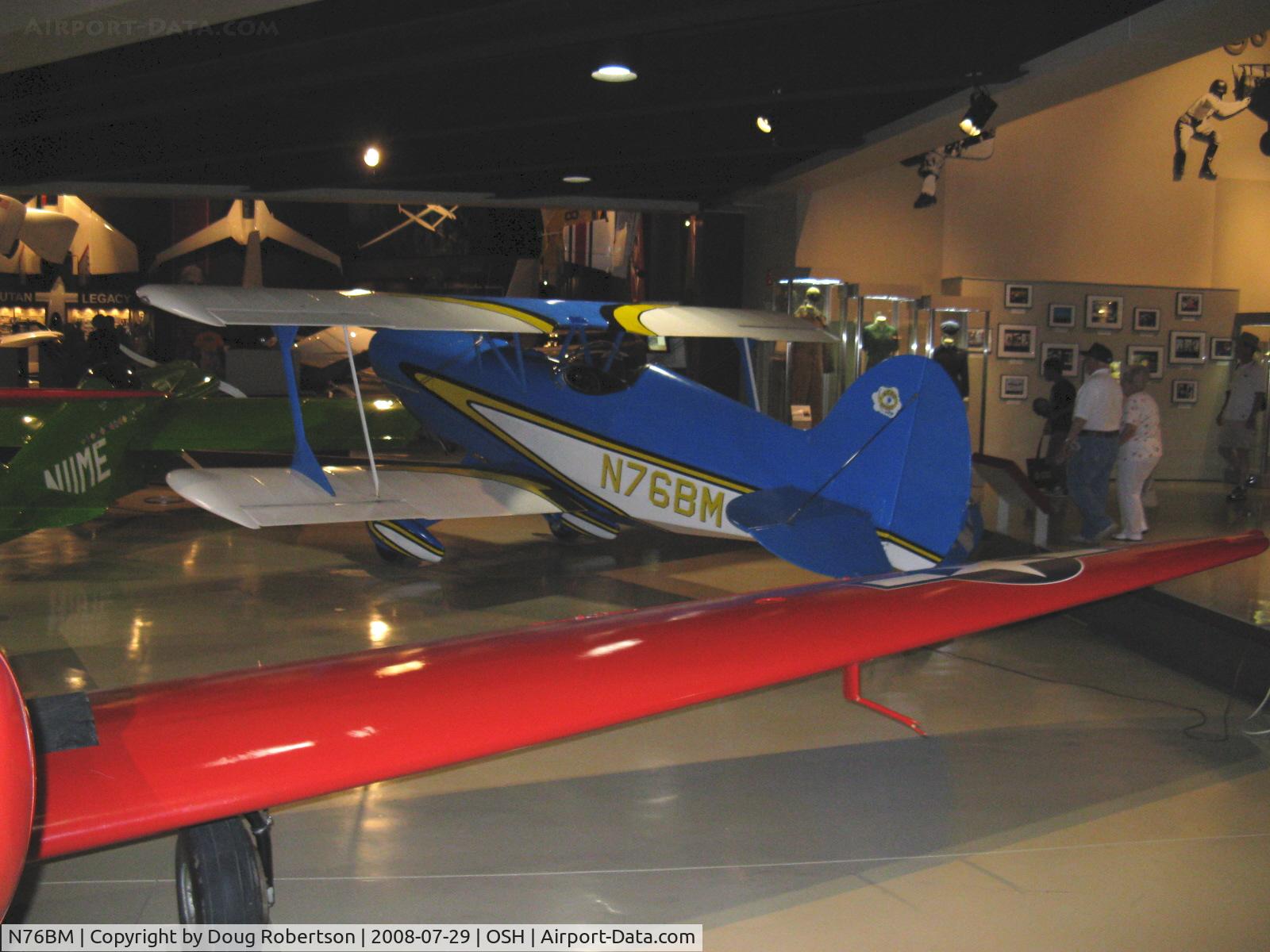 N76BM, 1976 EAA Acro Sport I C/N 280, 1976 McHolland EAA Acro Sport, Lycoming O-290 135 Hp