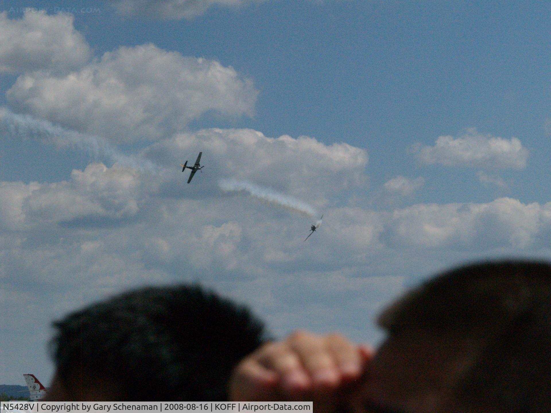 N5428V, 1944 North American P-51D Mustang C/N 122-39723, P-51D VS JAPAN ZERO