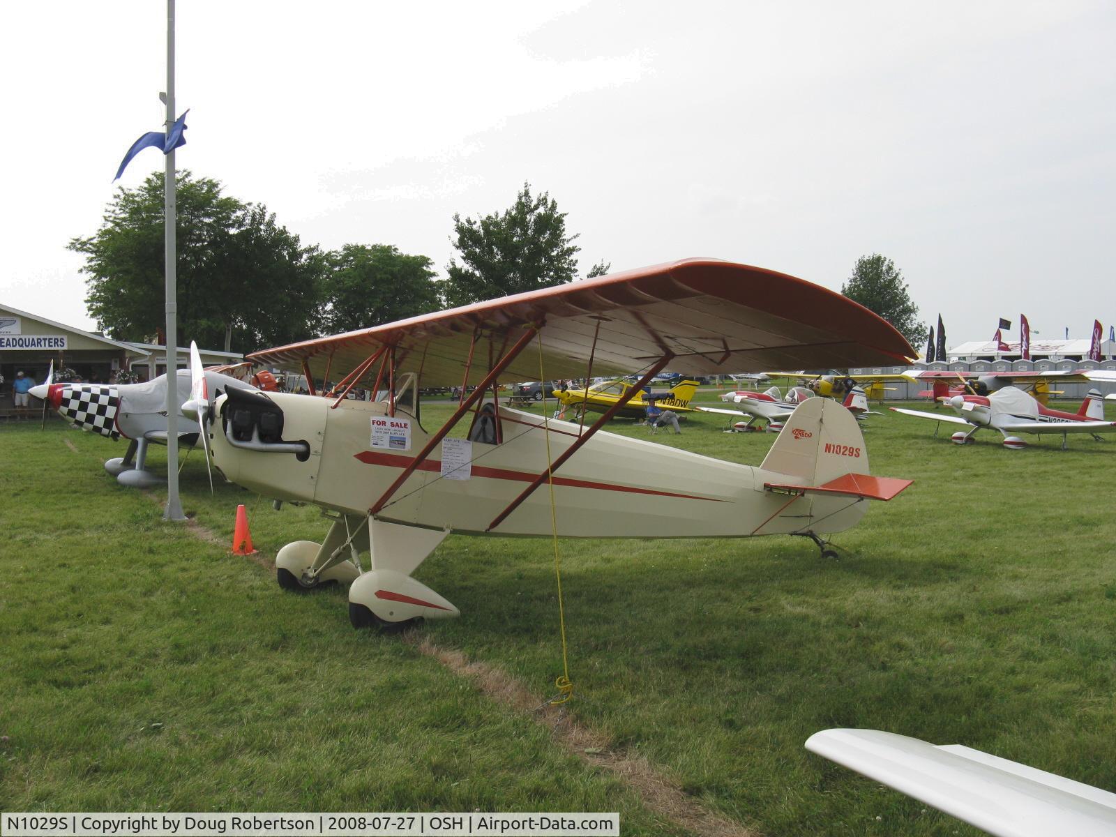 N1029S, 2004 Corben Baby Ace Model D C/N M-345, 2004 Mcguire BABY ACE D, Continental A&C65 65 Hp