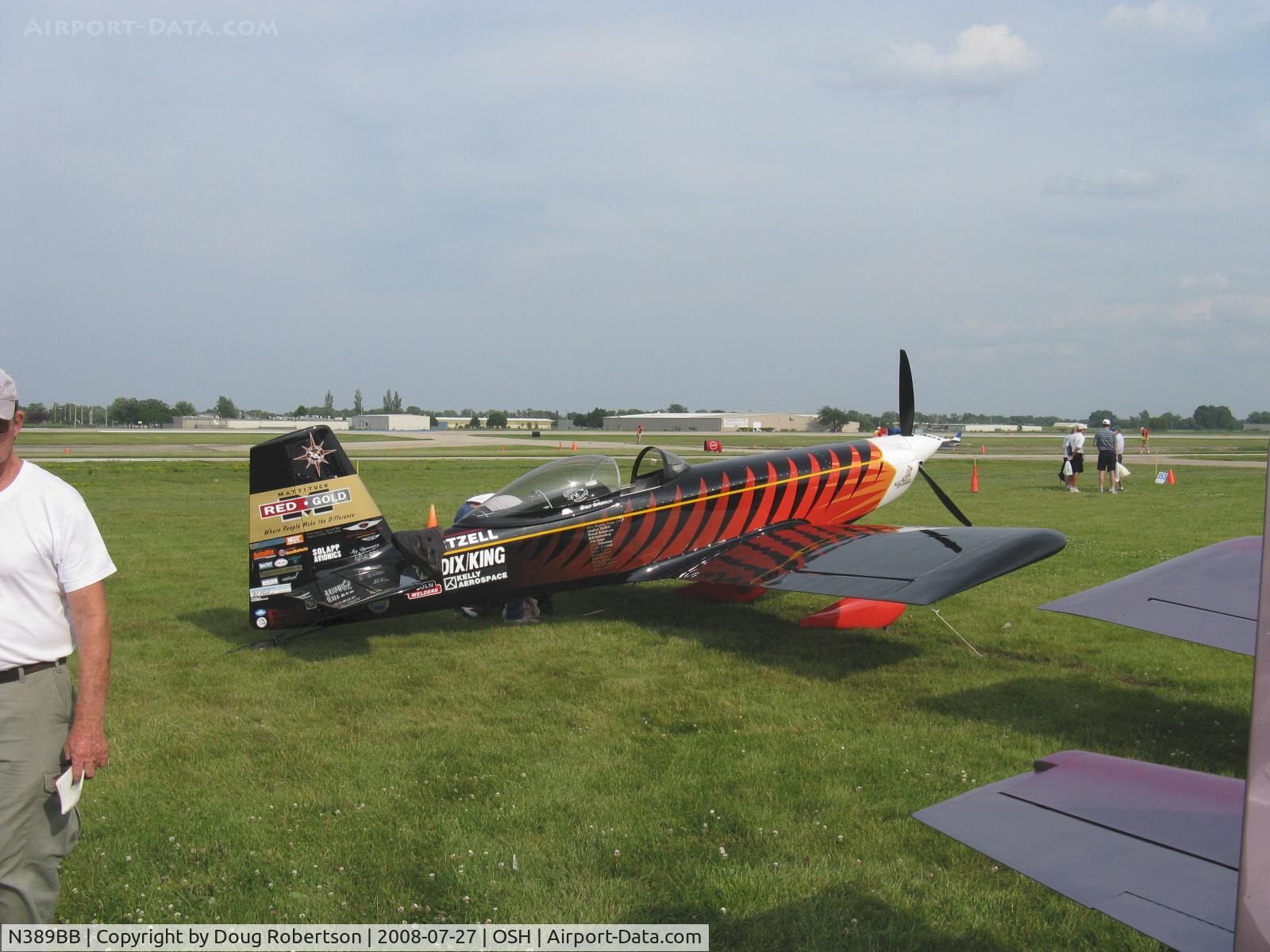 N389BB, 1999 Vans RV-4 C/N 9801, 1999 Bohannon BOHANNON B-1 EXXON FLYIN' TIGER, Lycoming IO-540 260 Hp, Bruce Bohannon's ride, a highly modified RV-4.