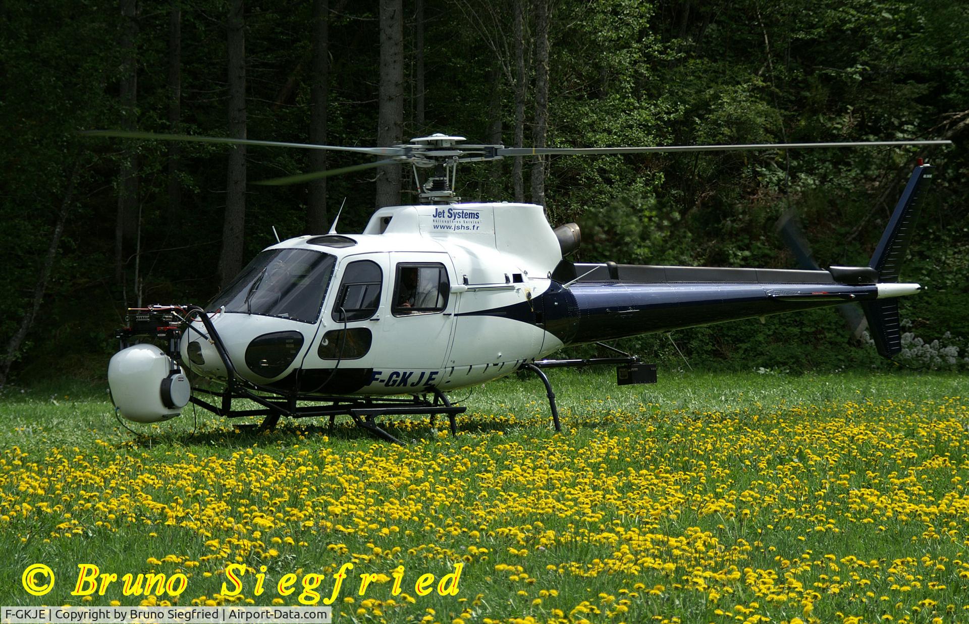 F-GKJE, Aérospatiale AS 350B Ecureuil C/N 1144, Grindelwald Suisse