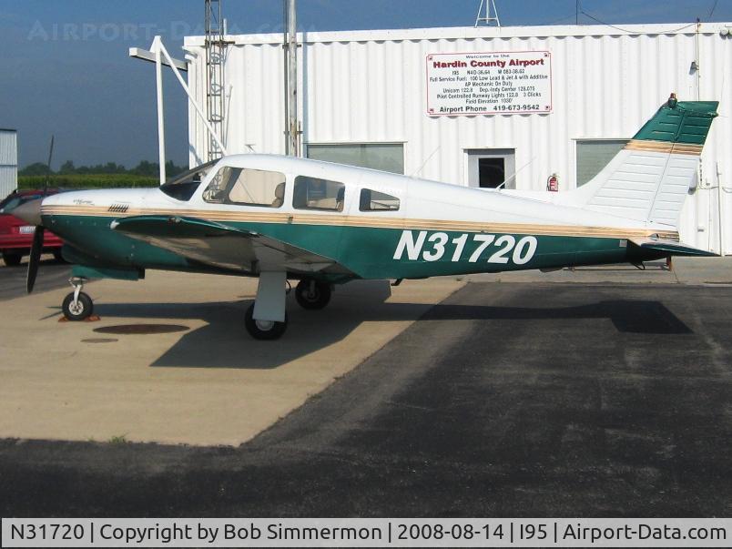 N31720, 1978 Piper PA-28R-201T Cherokee Arrow III C/N 28R-7803297, On the ramp at Kenton, OH