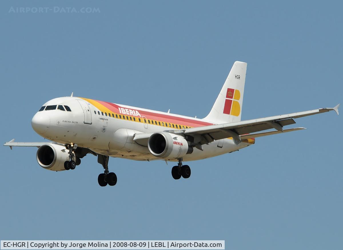 EC-HGR, 1999 Airbus A319-111 C/N 1154, 