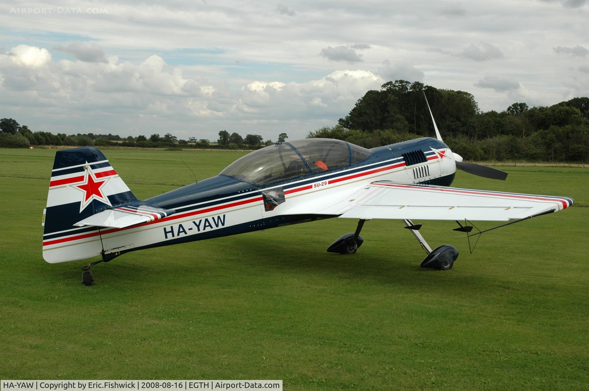 HA-YAW, Sukhoi Su-29 C/N 74-05, 2. HA-YAW at Shuttleworth Evening Air Display 16 Aug 2008