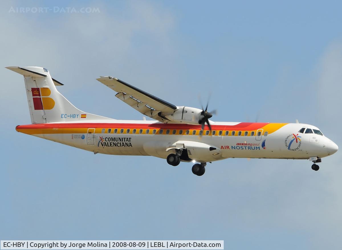 EC-HBY, 1999 ATR 72-212A C/N 578, 