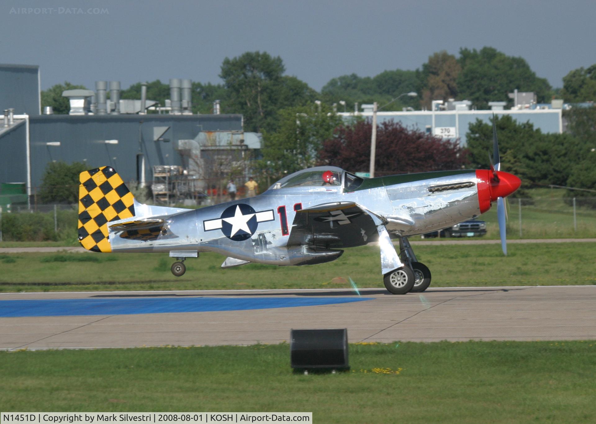 N1451D, 1944 North American P-51D Mustang C/N 44-74446A, Oshkosh 2008