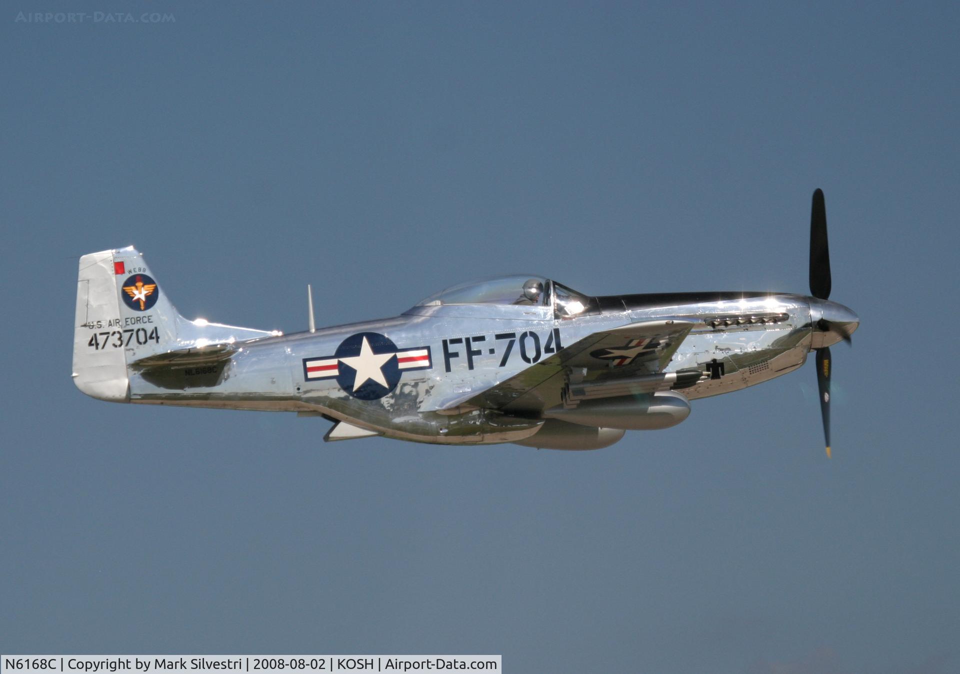 N6168C, 1944 North American P-51D Mustang C/N 44-73704, Oshkosh 2008