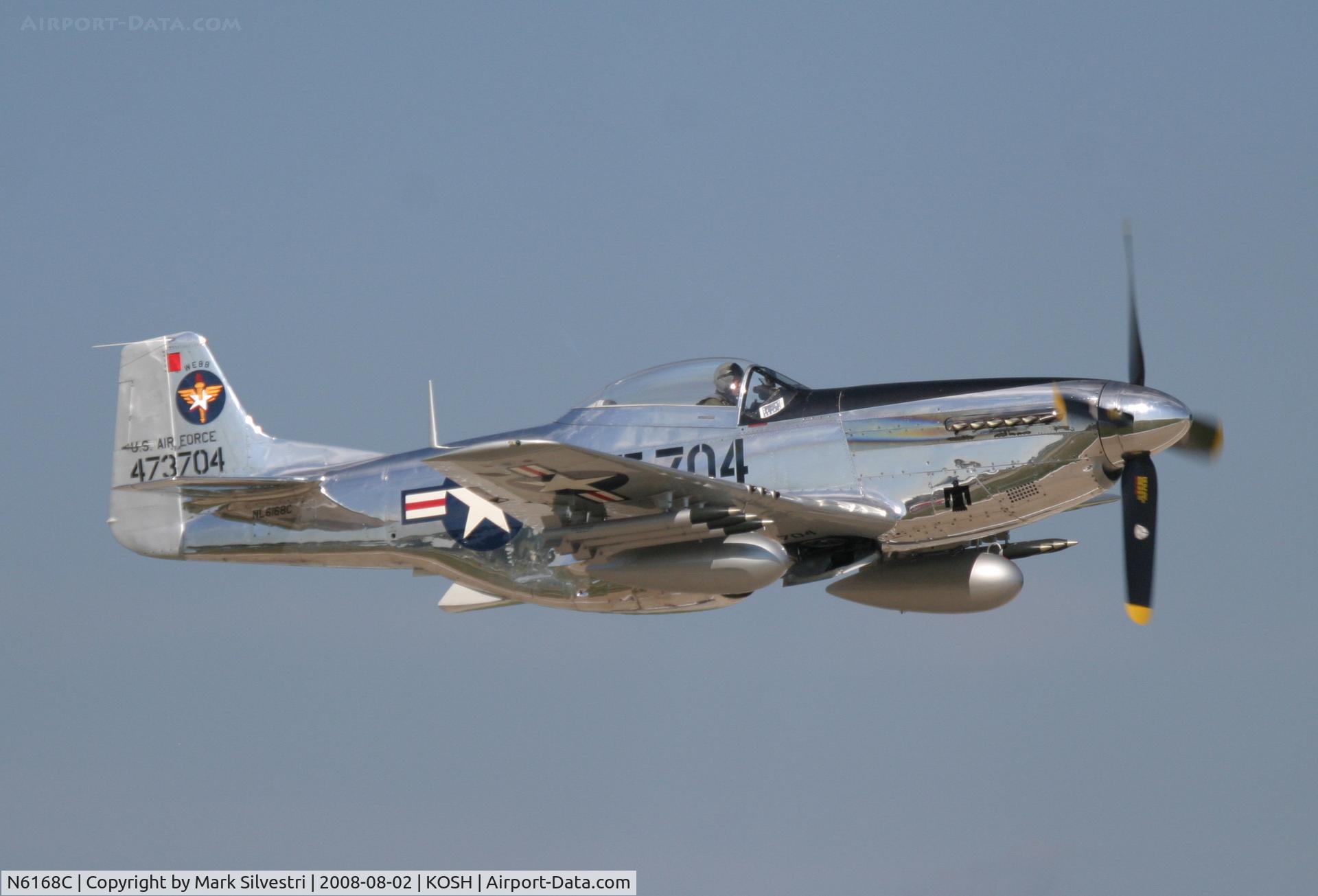 N6168C, 1944 North American P-51D Mustang C/N 44-73704, Oshkosh 2008
