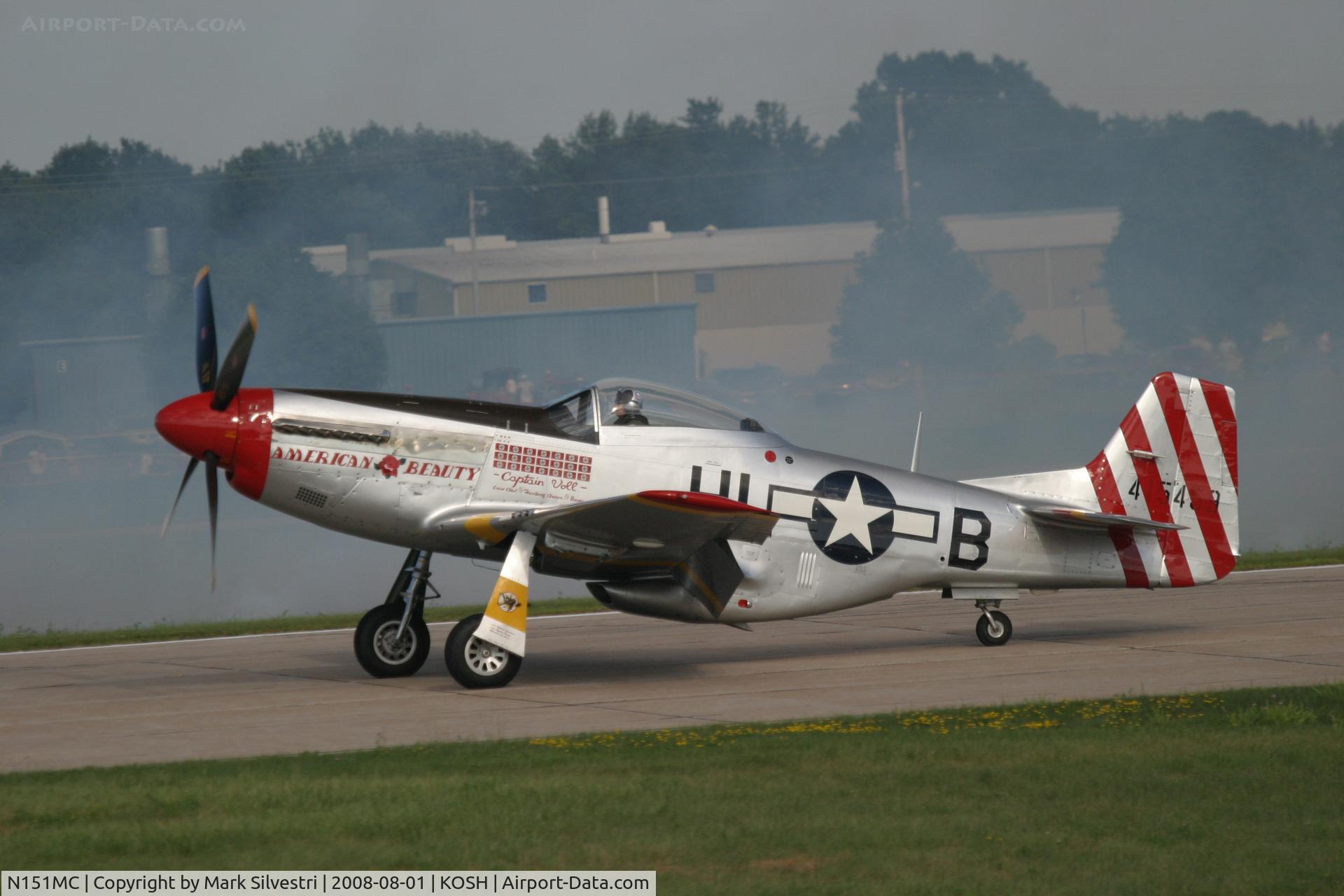 N151MC, 1968 North American F-51D Mustang Mustang C/N AF6722581, Oshkosh 2008