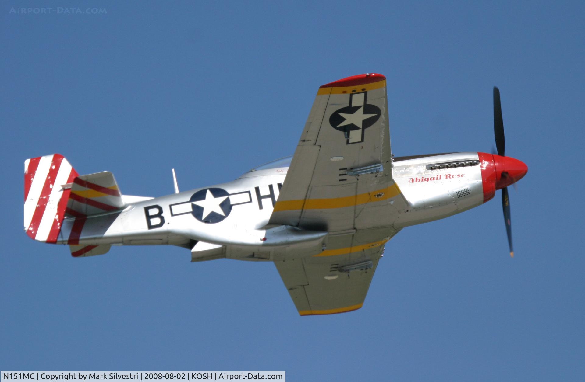 N151MC, 1968 North American F-51D Mustang Mustang C/N AF6722581, Oshkosh 2008