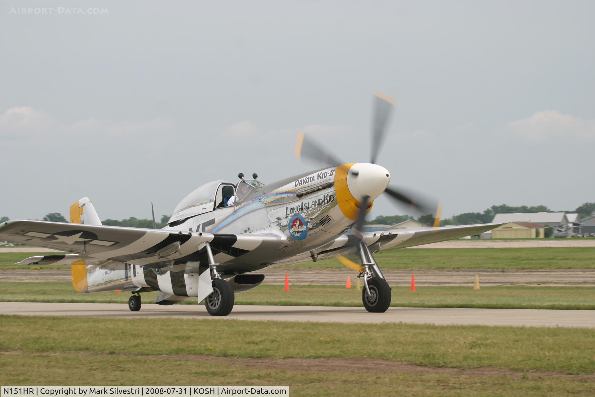N151HR, 1945 North American P-51D Mustang C/N 12241064, Oshkosh 2008