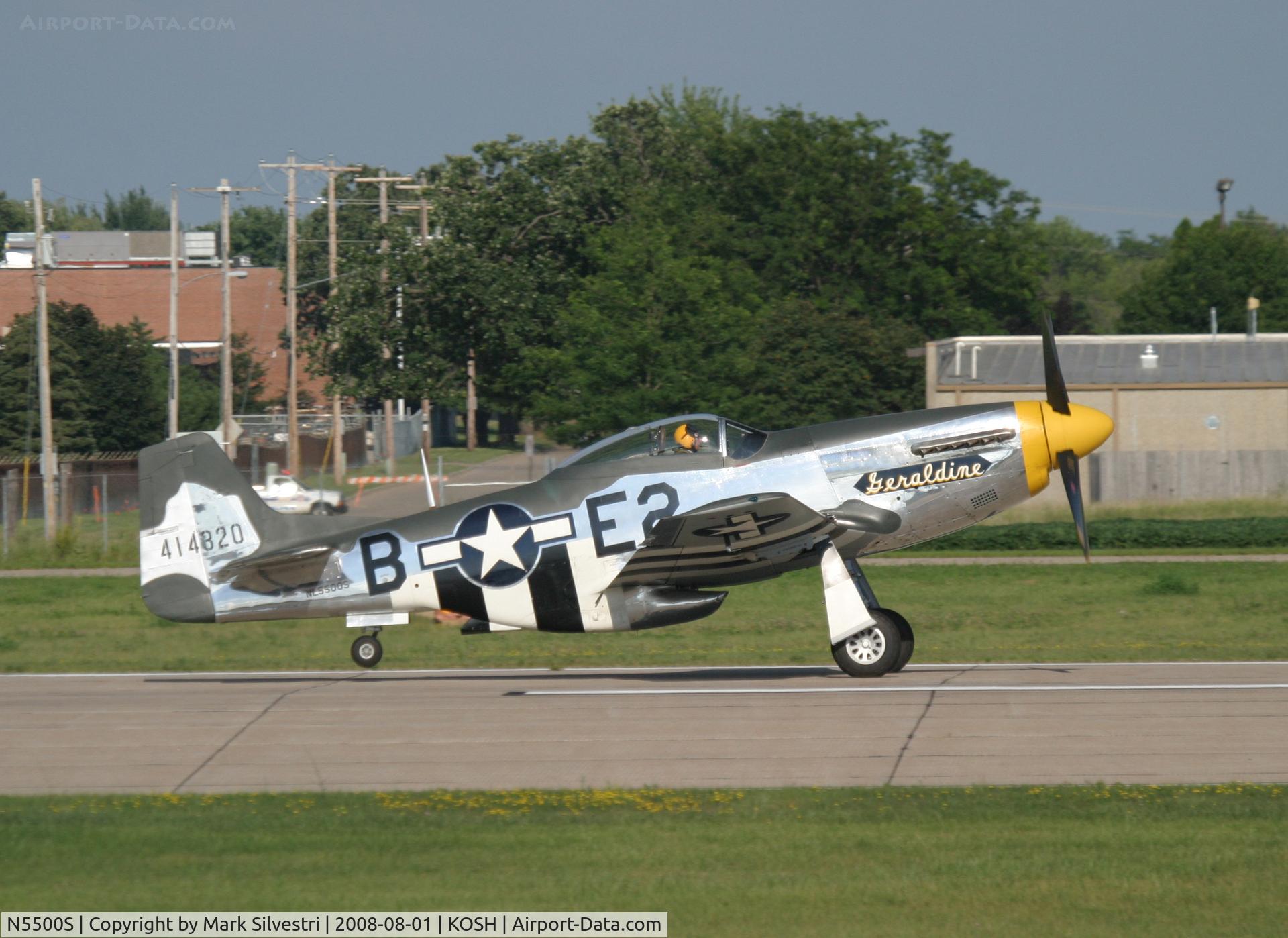 N5500S, 1944 North American F-51D Mustang C/N 44-63655, Oshkosh 2008