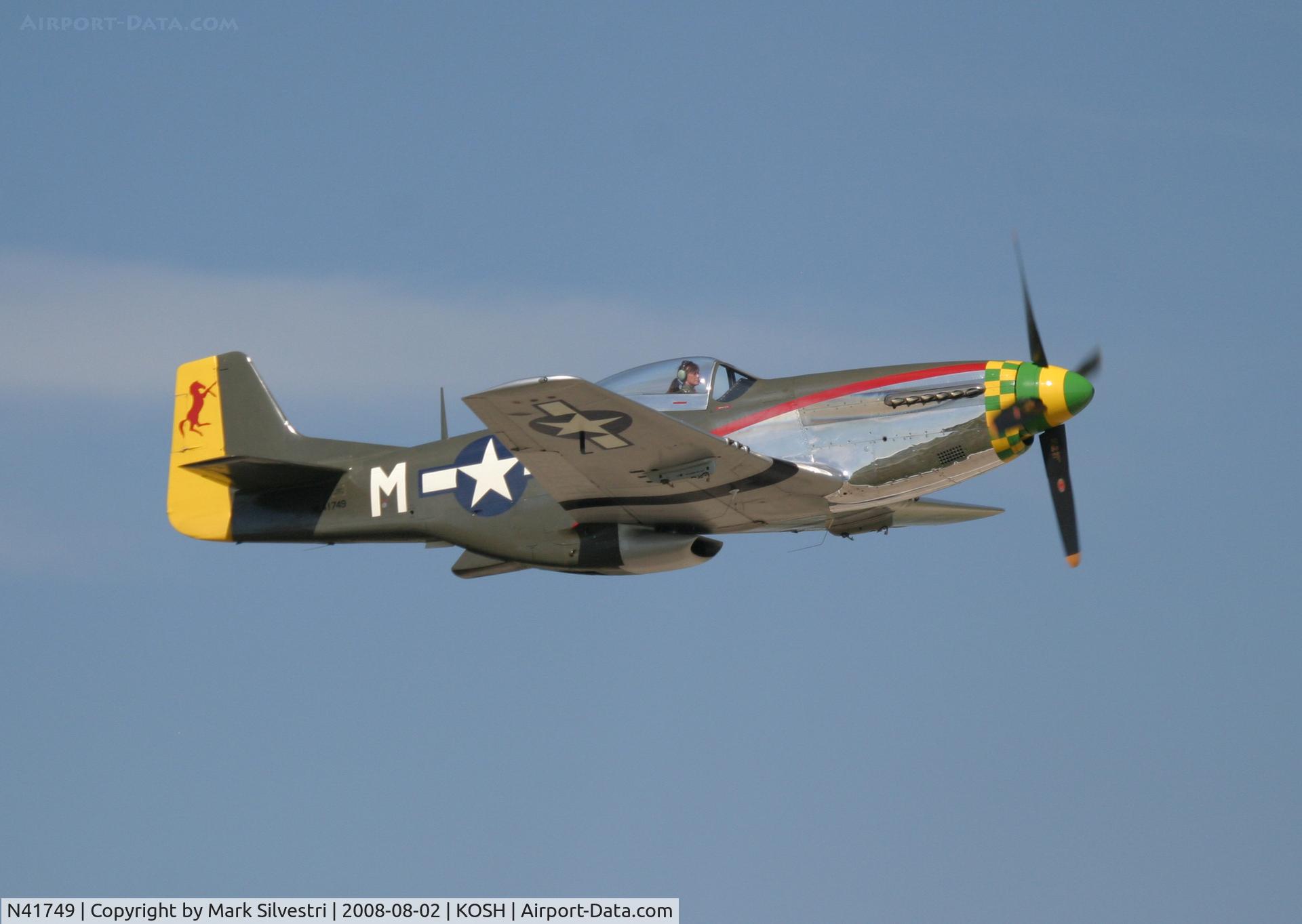 N41749, 1944 North American P-51D Mustang C/N 44-63663, Oshkosh 2008