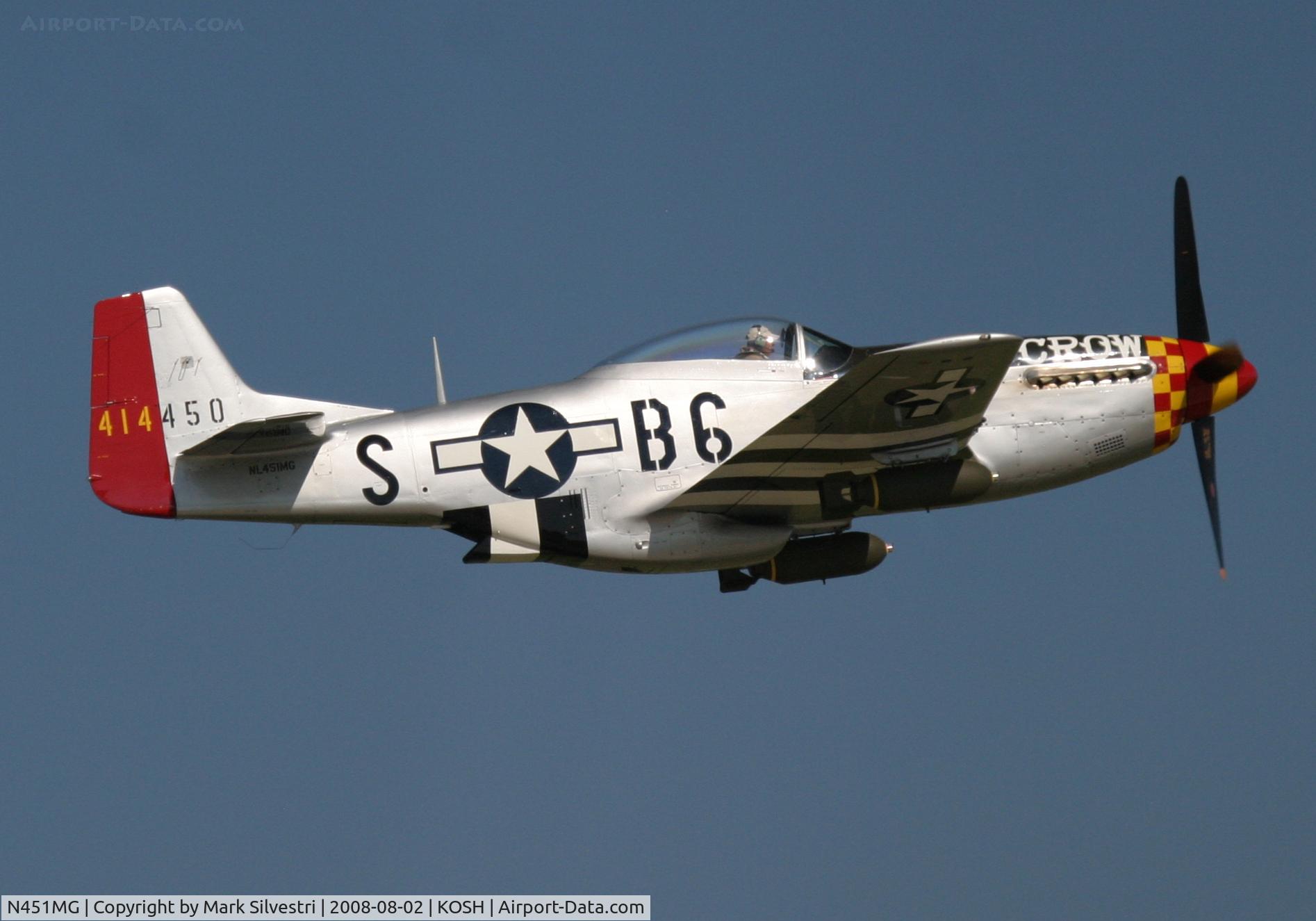 N451MG, 1944 North American P-51D Mustang C/N 44-74774, Oshkosh 2008