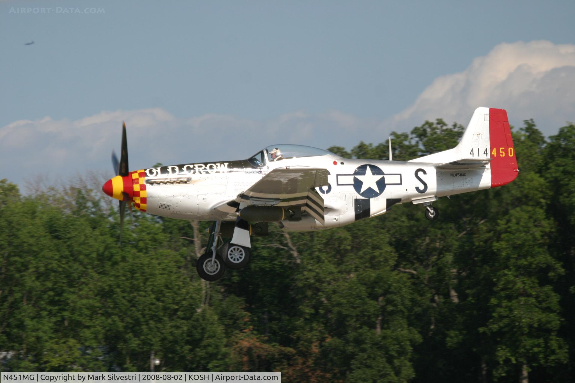 N451MG, 1944 North American P-51D Mustang C/N 44-74774, Oshkosh 2008