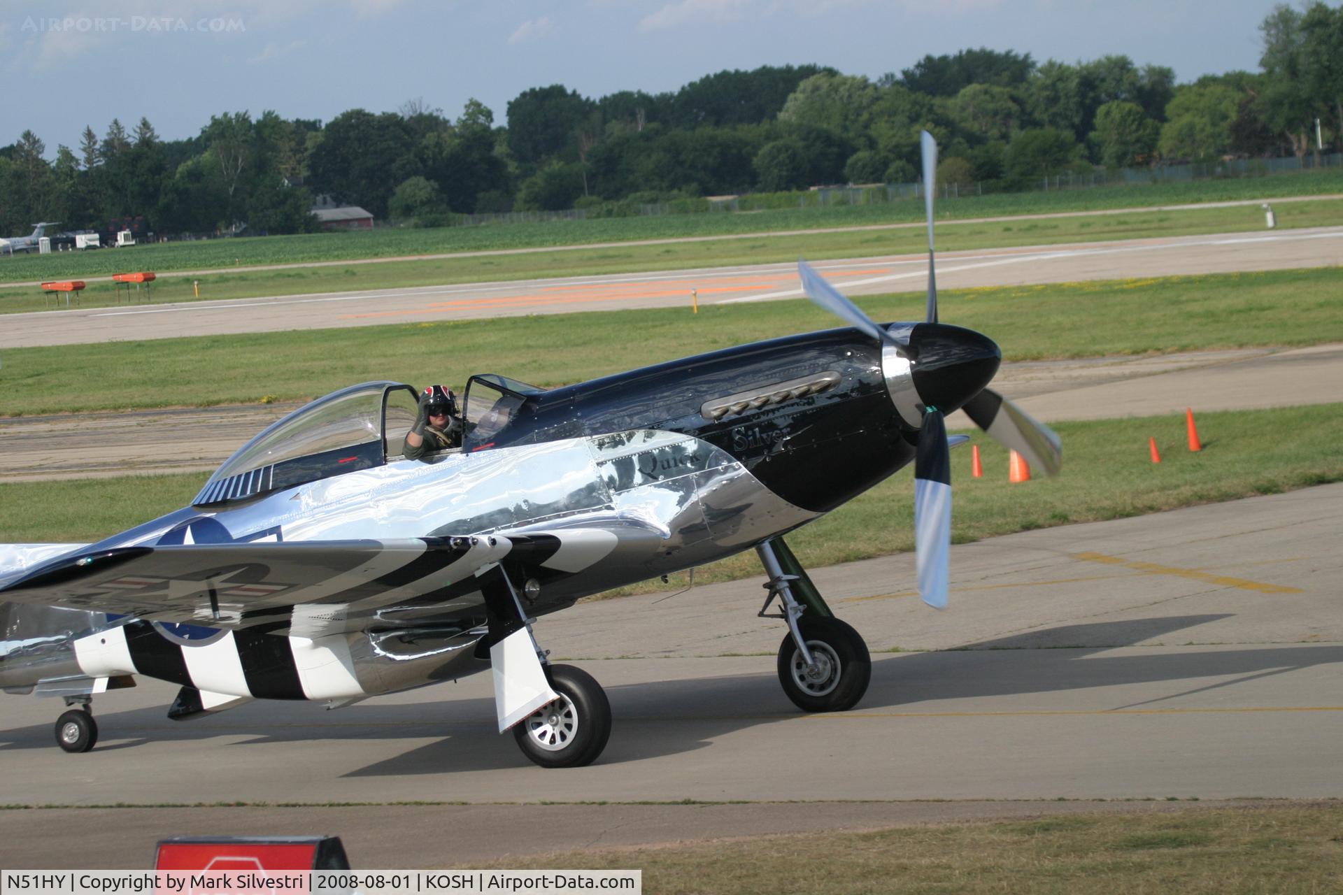 N51HY, 1944 North American P-51D Mustang C/N 124-48192, Oshkosh 2008