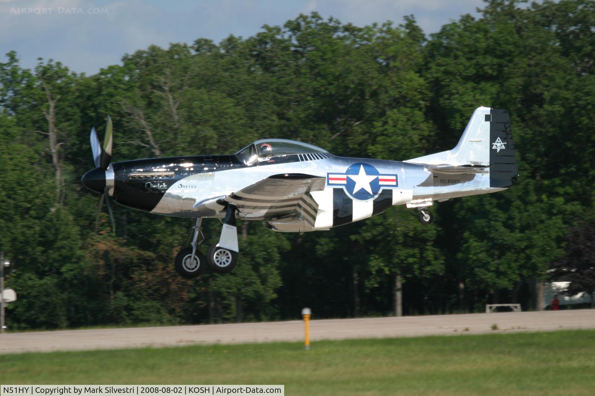 N51HY, 1944 North American P-51D Mustang C/N 124-48192, Oshkosh 2008