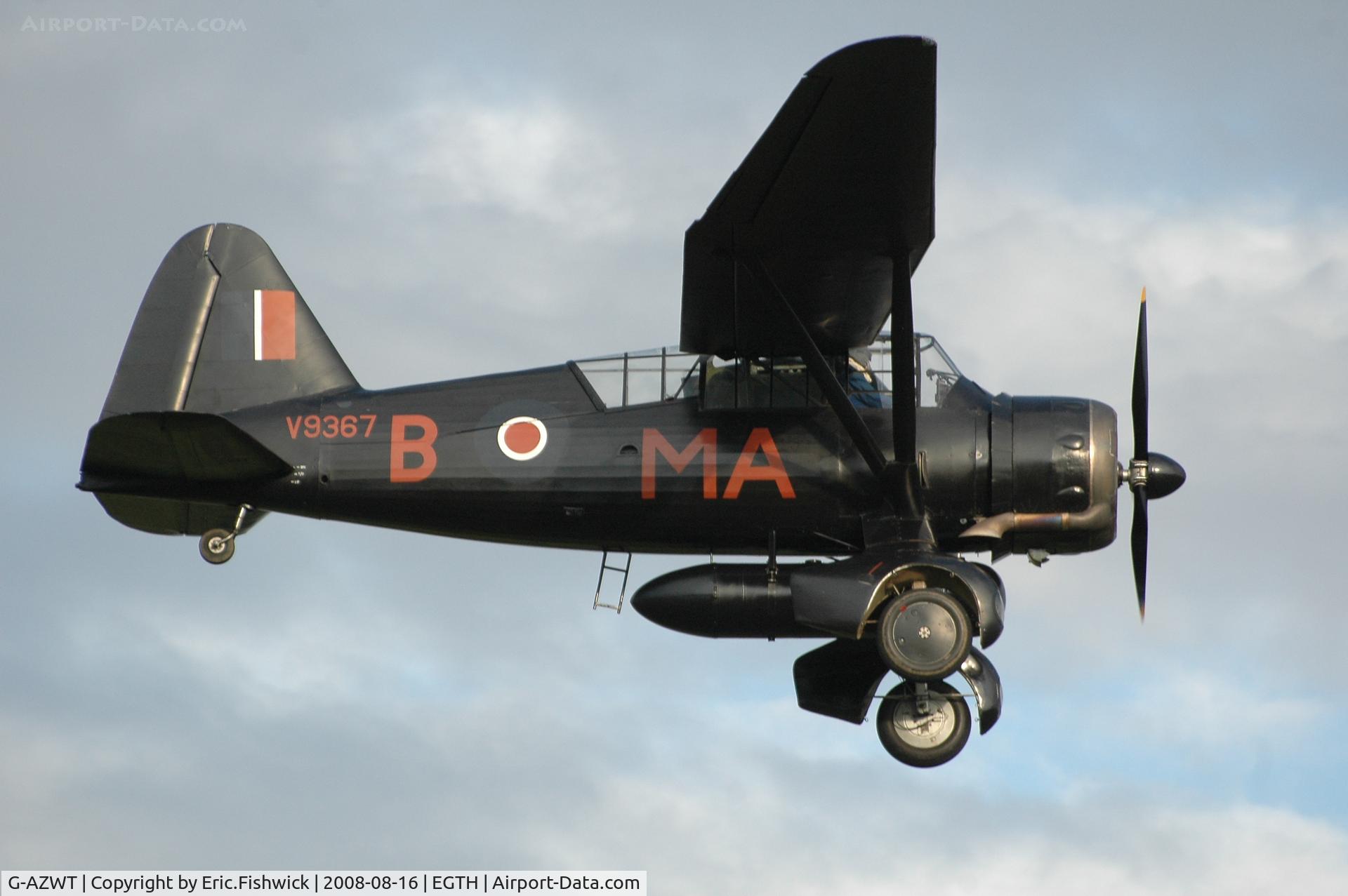G-AZWT, 1938 Westland Lysander IIIA C/N Y1536, 44. G-AZWT at Shuttleworth Evening Air Display 16 Aug 2008