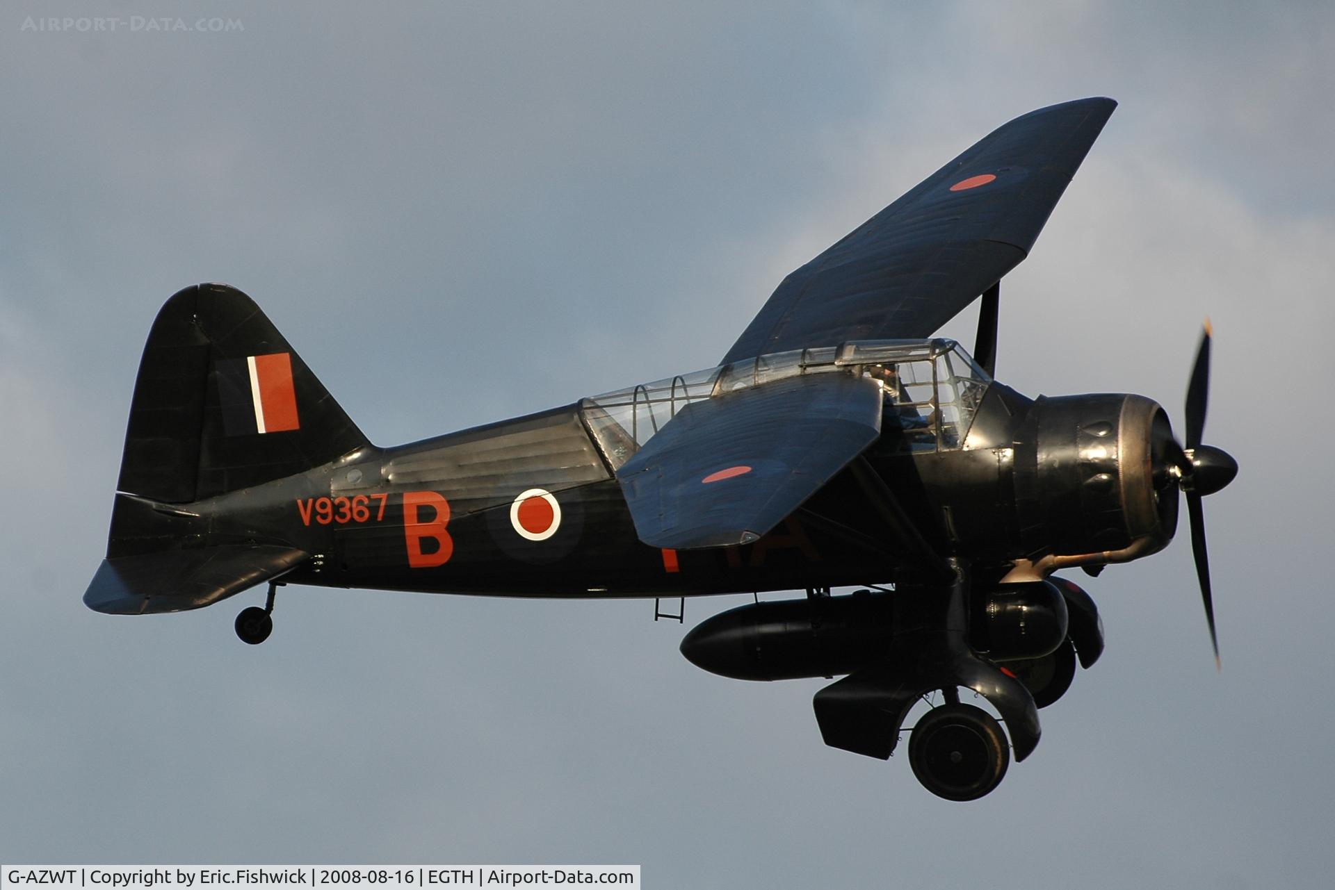G-AZWT, 1938 Westland Lysander IIIA C/N Y1536, 42. G-AZWT at Shuttleworth Evening Air Display 16 Aug 2008