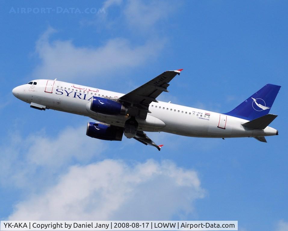 YK-AKA, 1998 Airbus A320-232 C/N 886, Syrian
