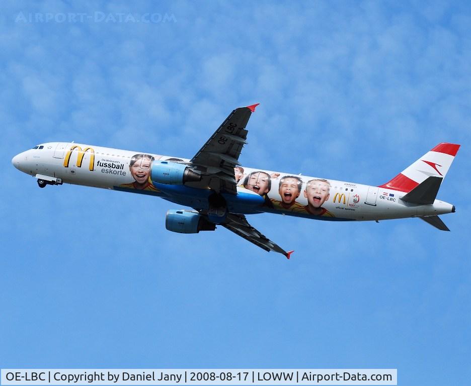 OE-LBC, 1996 Airbus A321-111 C/N 581, Austrian Airlines
