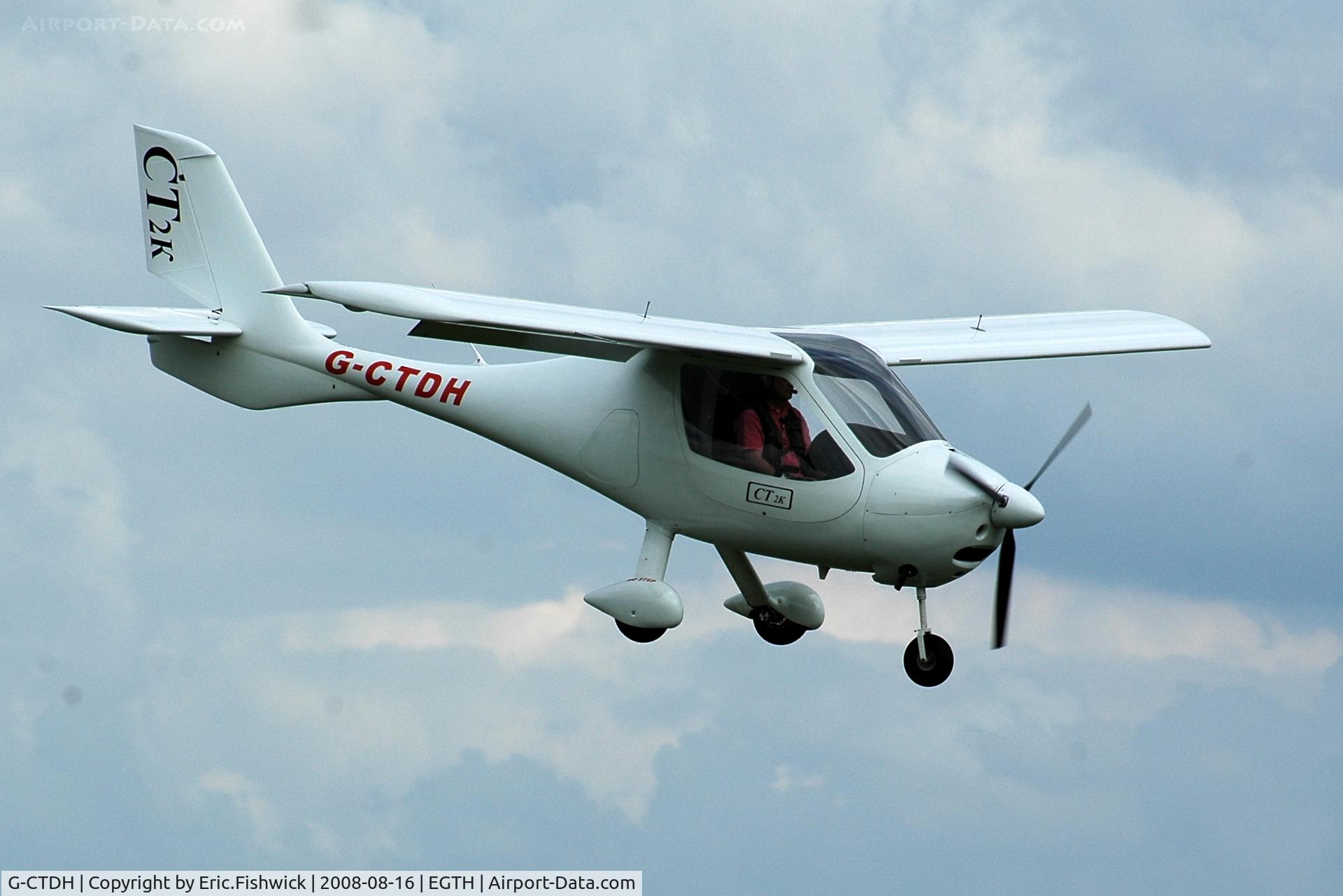 G-CTDH, 2003 Flight Design CT2K C/N 7939, 4. G-CTDH at Shuttleworth Evening Air Display 16 Aug 2008