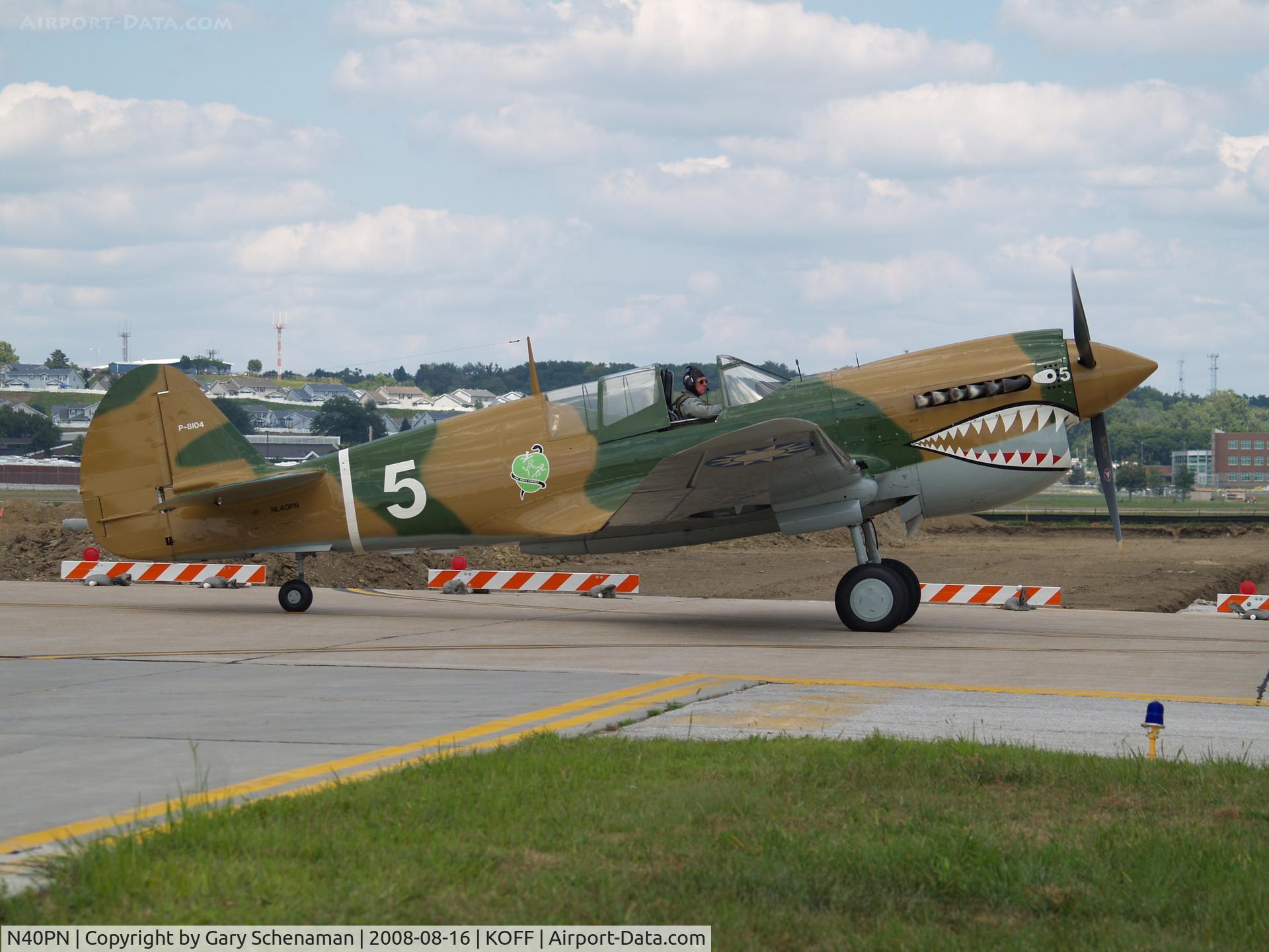 N40PN, 1944 Curtiss P-40N Warhawk C/N 33109, P-40 WARHAWK