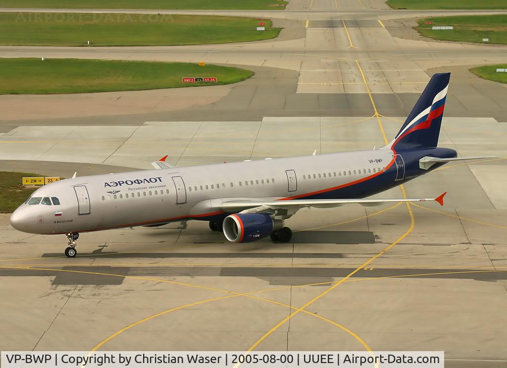 VP-BWP, 2004 Airbus A321-211 C/N 2342, Aeroflot