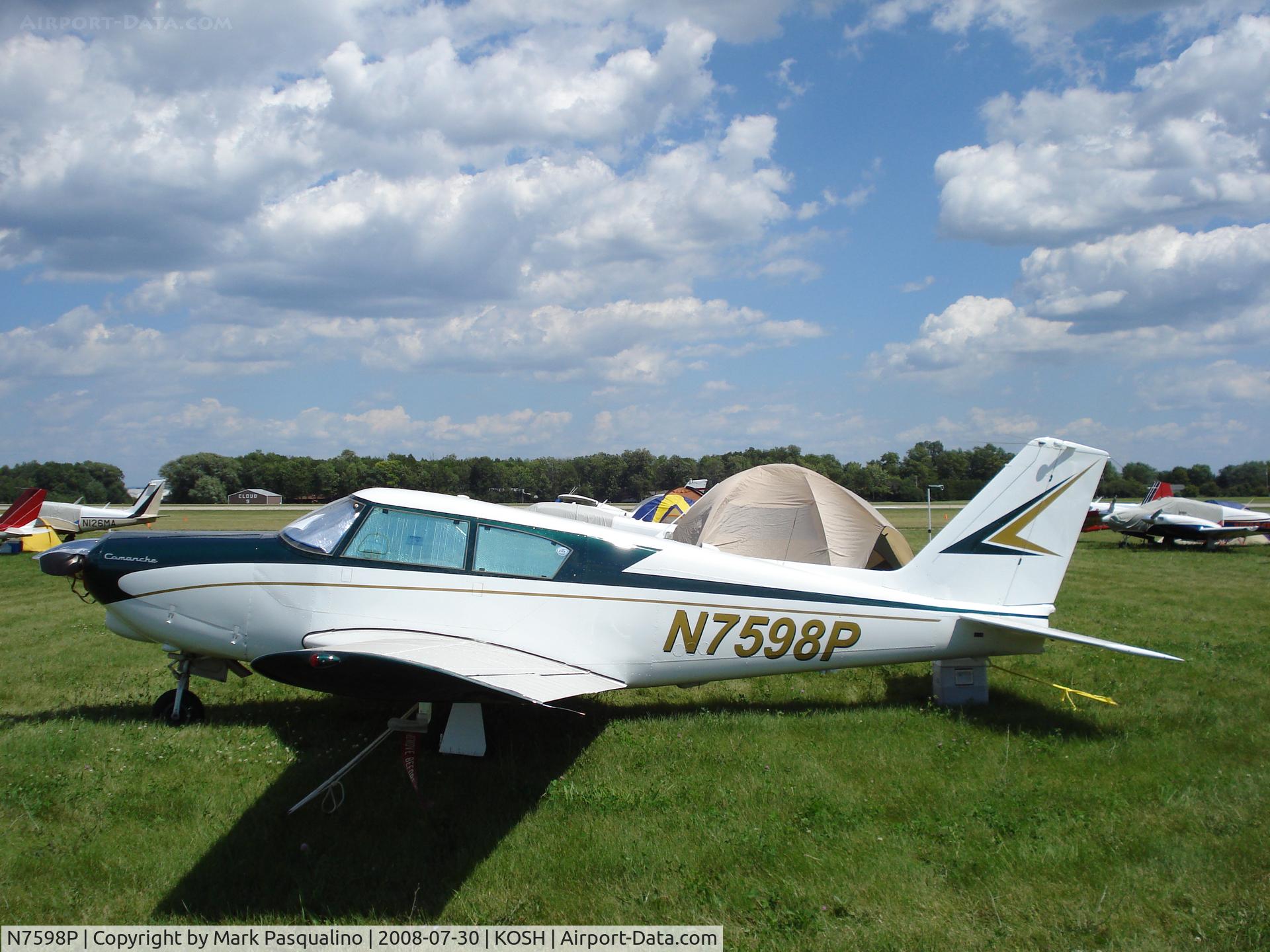 N7598P, 1961 Piper PA-24 C/N 24-2809, Piper PA-24
