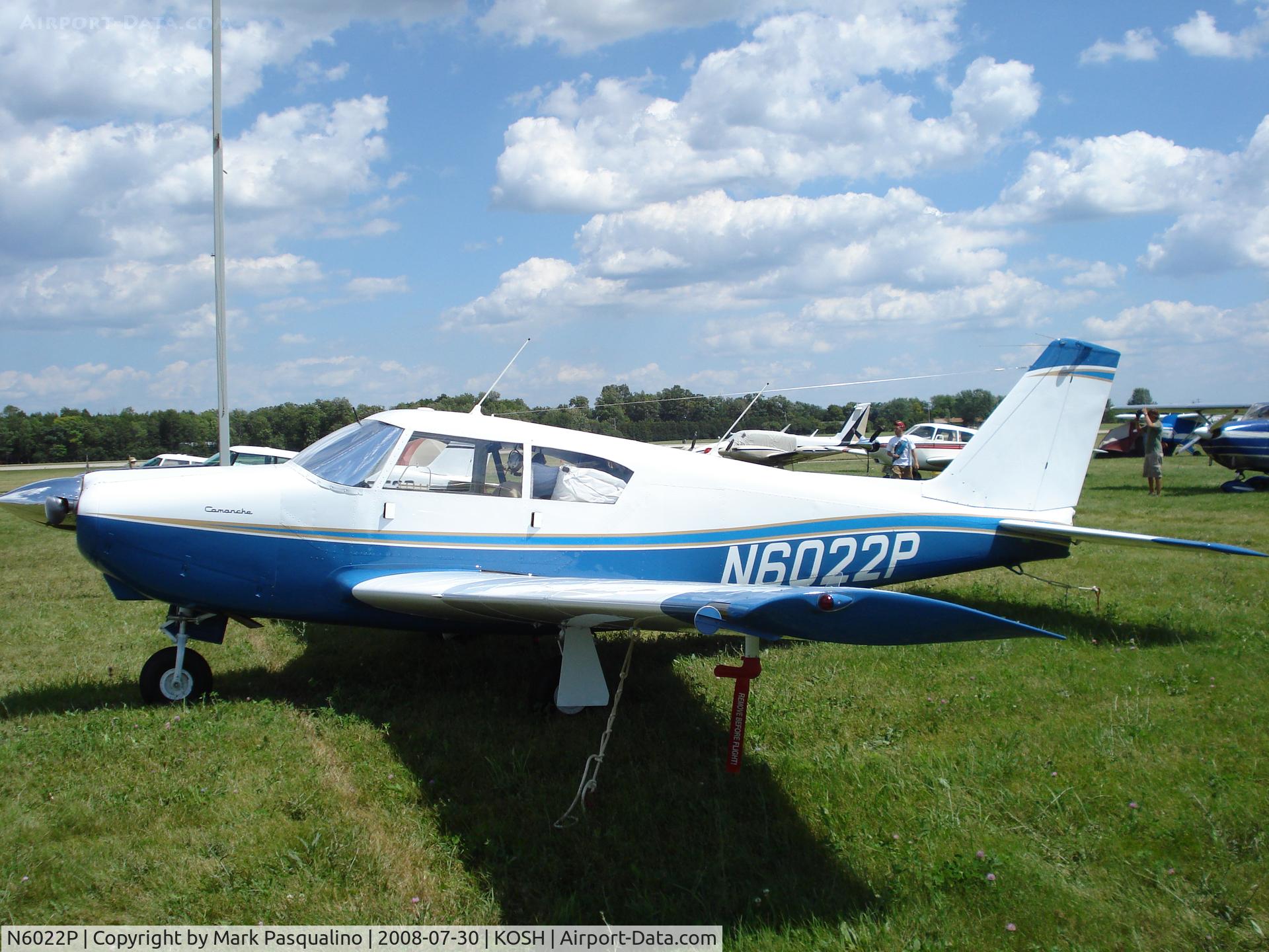 N6022P, 1959 Piper PA-24 Comanche C/N 24-1117, Piper PA-24