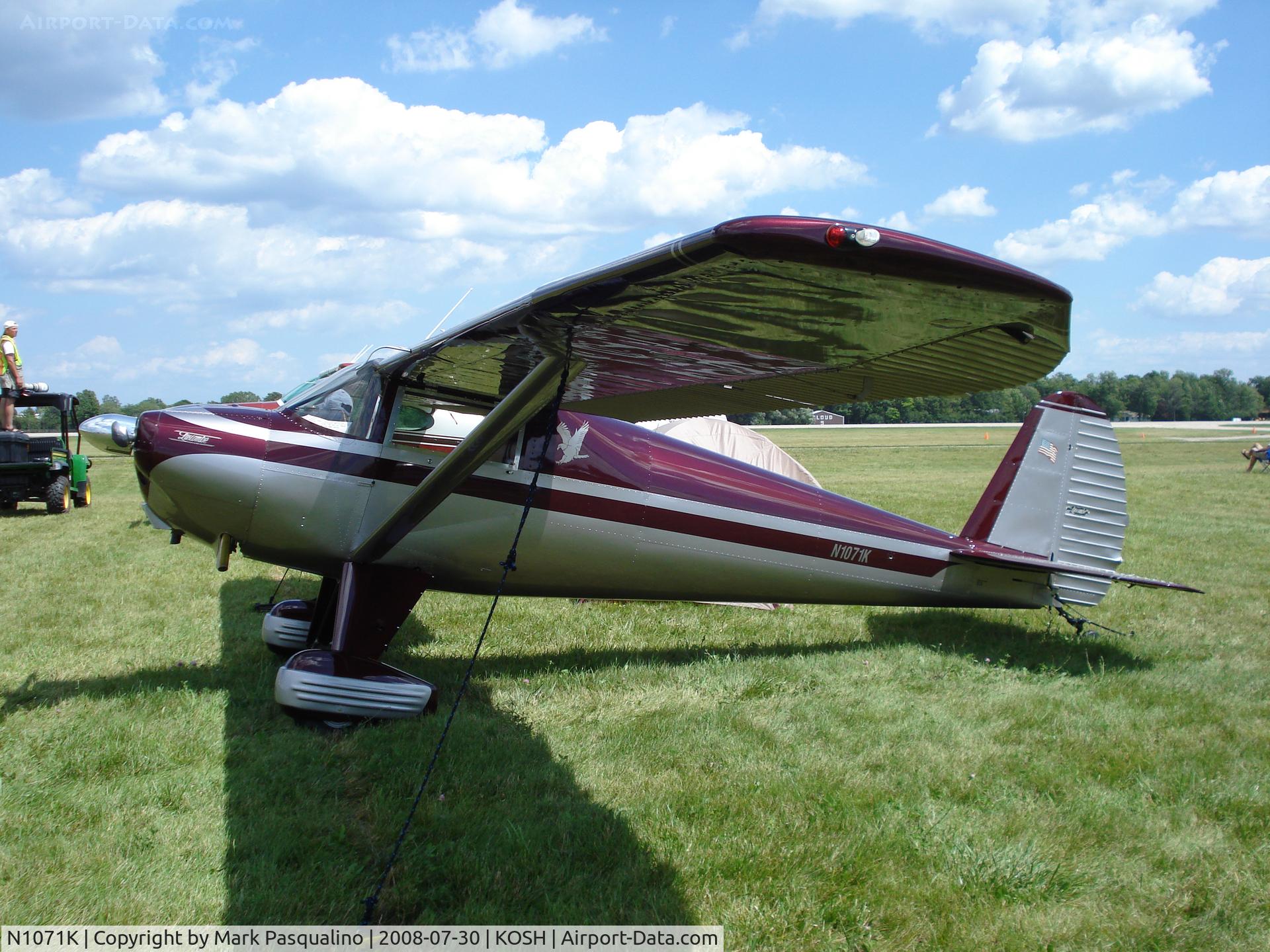 N1071K, 1946 Luscombe 8A C/N 3798, Luscombe 8A