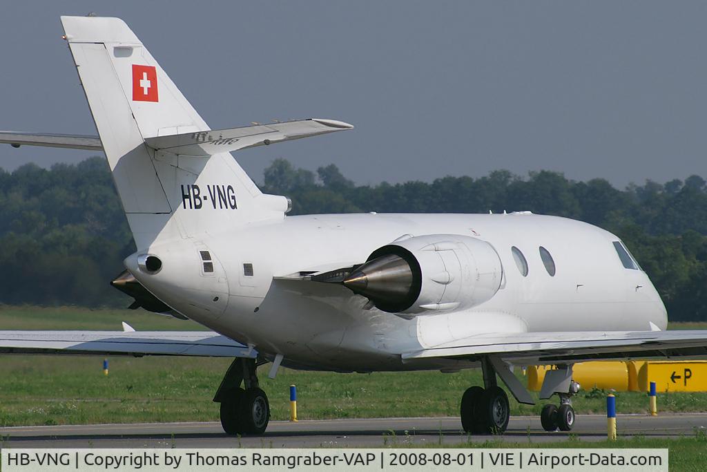HB-VNG, 1985 Dassault Falcon 200 C/N 502, Sphinx Wings Dassault Falcon 200