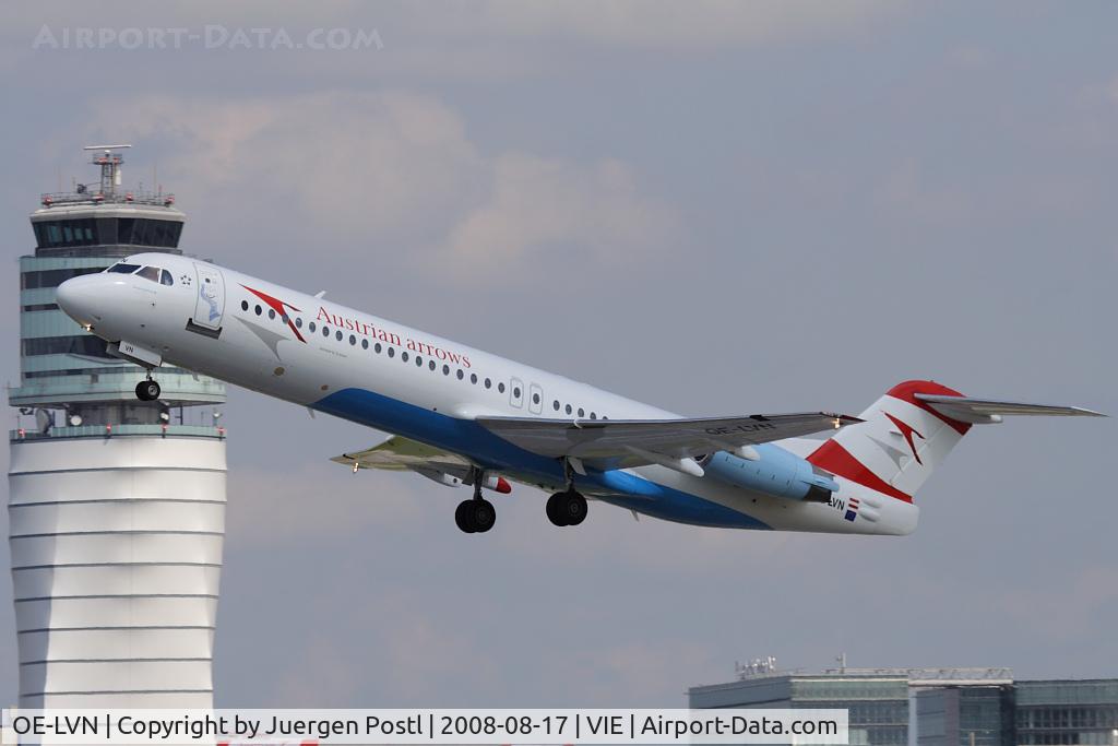 OE-LVN, 1991 Fokker 100 (F-28-0100) C/N 11367, Fokker 100