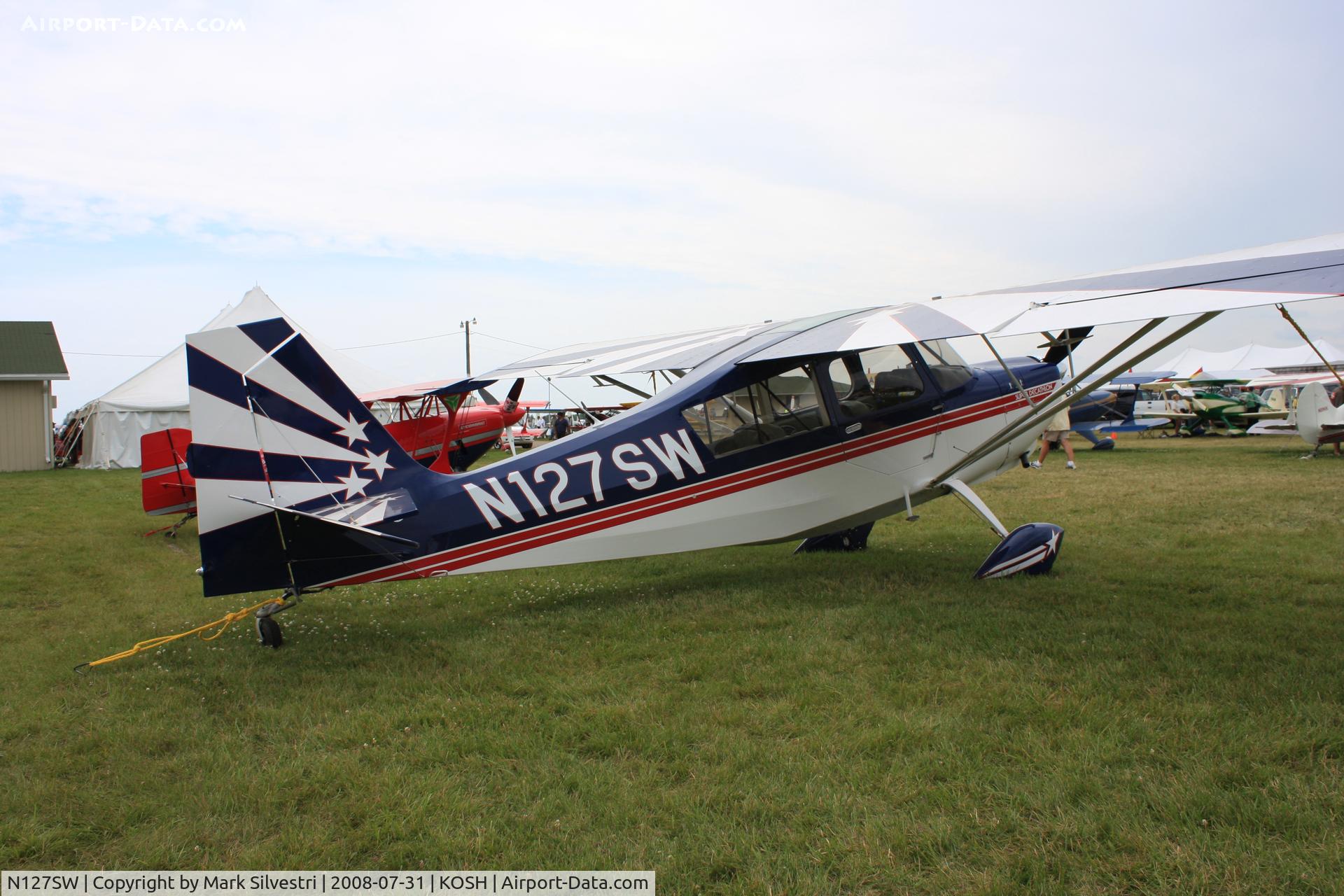 N127SW, 2002 American Champion 8KCAB Super Decathlon C/N 904-2002, Oshkosh 2008
