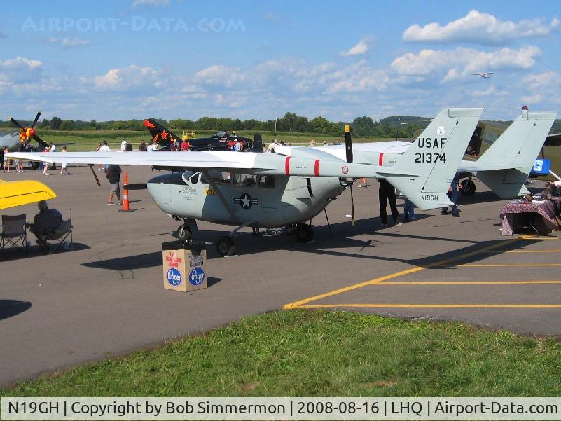 N19GH, 1967 Cessna O-2A Super Skymaster C/N 337M-0080, On display at Wings of Victory airshow - Lancaster, Ohio