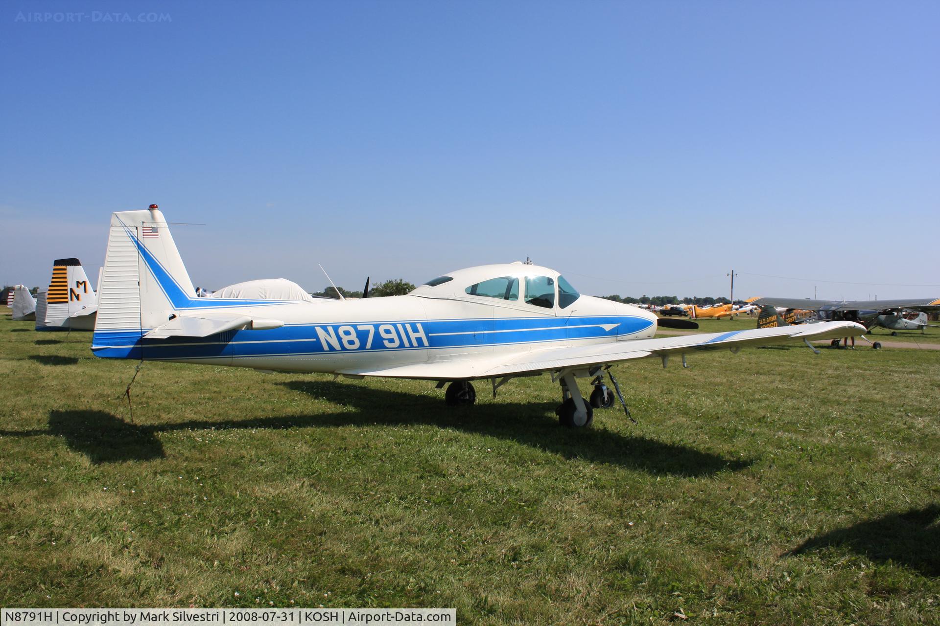 N8791H, 1947 North American Navion C/N NAV-4-791, Oshkosh 2008